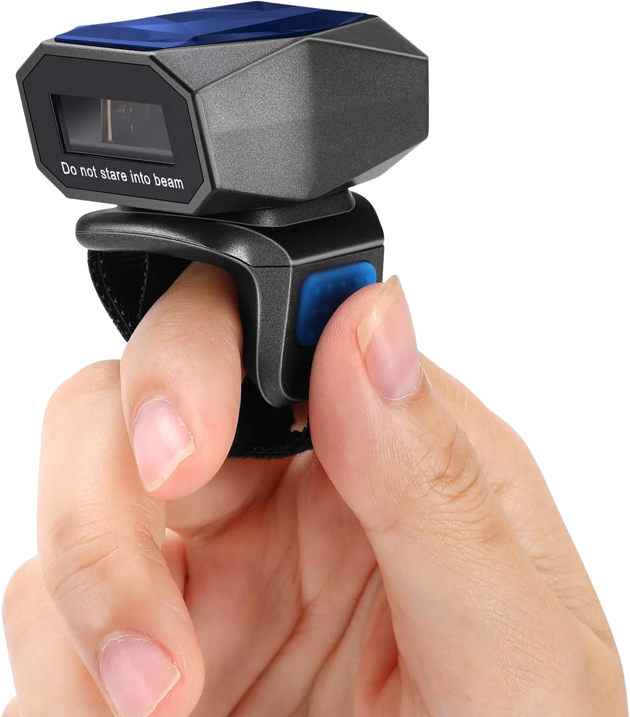 اسکنر بارکد انگشتی بی سیم 1D ارتقا یافته Eyoyo با بلوتوث، اسکنر بارکد موجودی سیمی USB 3 در 1، اسکن سریع، بارکد خوان مینی قابل حمل انگشتی برای تبلت آیفون آیپد اندروید ویندوز مک