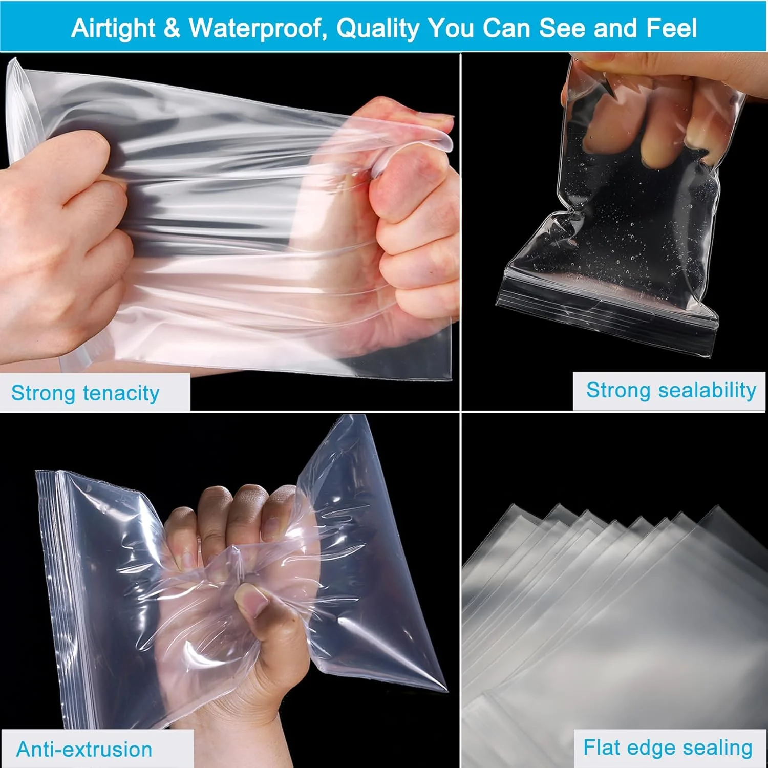 انباری 6''x 9''، (بسته 200 عددی) کیسه های پلی اتیلن زیپ دار شفاف 2 میلی متری با زیپ قفل دار قابل باز و بسته شدن برای عکس، جواهرات، نانوایی، خوراکی ها، مسافرت، نگهداری، بسته بندی و حمل و نقل… انباری 6''x 9''، (بسته 200 عددی) کیسه های پلی اتیلن زیپ دار شفاف 2 میلی متری با زیپ قفل دار قابل باز و بسته شدن برای عکس، جواهرات، نانوایی، خوراکی ها، مسافرت، نگهداری، بسته بندی و حمل و نقل…