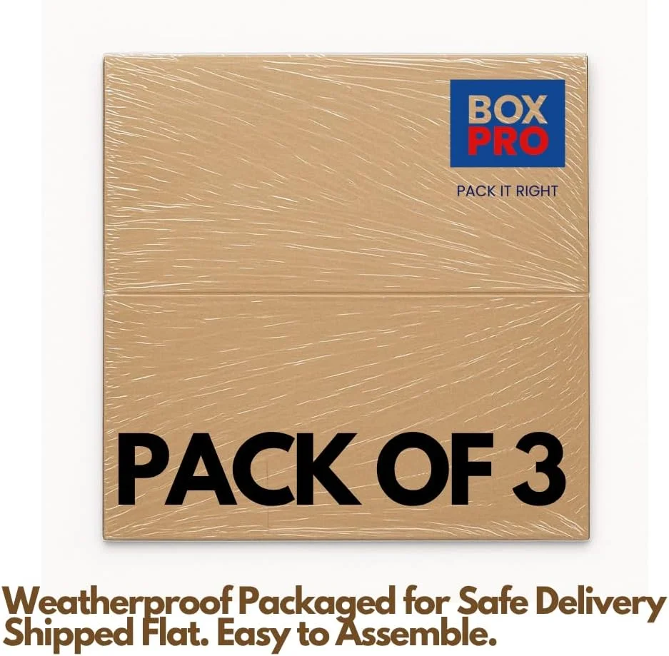 جعبه مقوایی تقویت شده باکس پرو 3 عددی 35x25x15 سانتی متر 5 لایه (14x10x6 اینچ) | ساختار 5 لایه | تحمل وزن تا 10 کیلوگرم | ایده آل برای نگهداری، حمل و نقل و تجارت الکترونیک جعبه مقوایی تقویت شده باکس پرو 3 عددی 35x25x15 سانتی متر 5 لایه (14x10x6 اینچ) | ساختار 5 لایه | تحمل وزن تا 10 کیلوگرم | ایده آل برای نگهداری، حمل و نقل و تجارت الکترونیک
