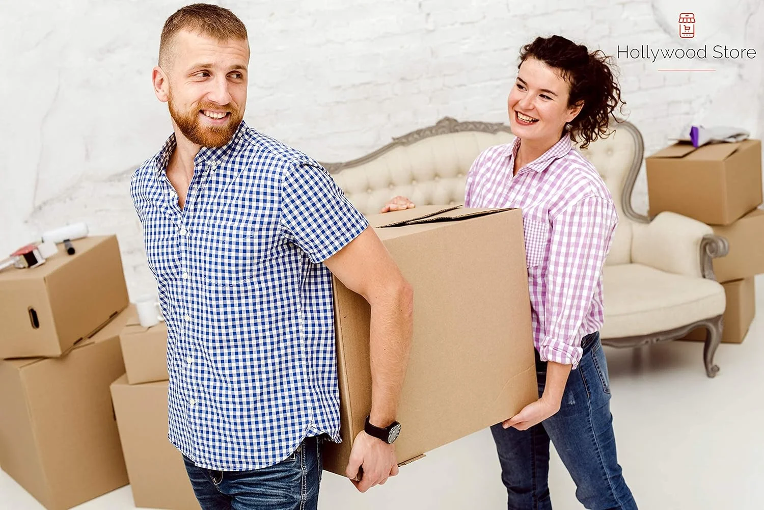 جعبه مقوایی کارتن هالیوود استور برای بسته بندی، 5 عددی (60x60x60 سانتی متر، 30 کیلوگرم، قهوه ای) جعبه مقوایی کارتن هالیوود استور برای بسته بندی، 5 عددی (60x60x60 سانتی متر، 30 کیلوگرم، قهوه ای)