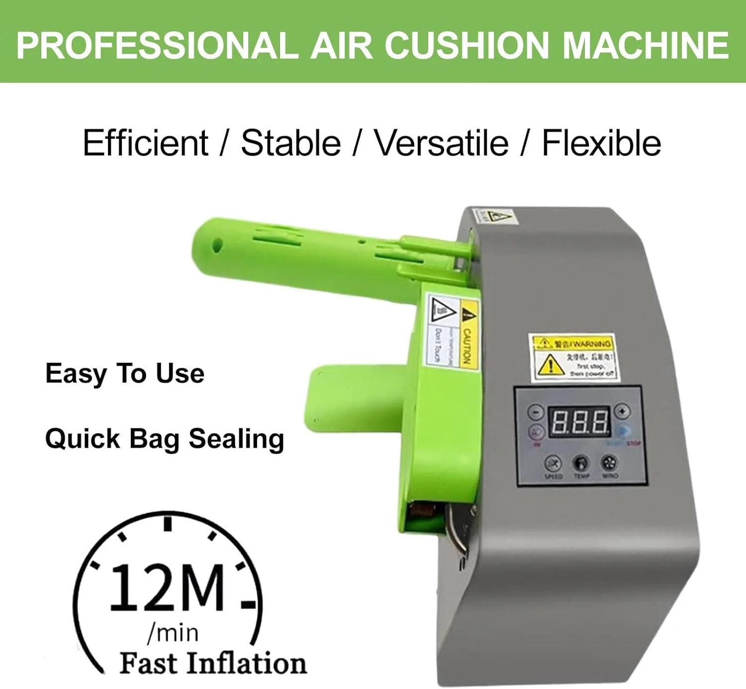 دستگاه تولید بالشتک هوا اتوماتیک، 12 متر در دقیقه، دستگاه حرفه ای پرکننده بالشتک هوا برای بسته بندی، دمای حرارت دهی 160-200 درجه، مناسب برای بسته بندی، اسباب کشی، حمل و نقل و انبارداری دستگاه تولید بالشتک هوا اتوماتیک، 12 متر در دقیقه، دستگاه حرفه ای پرکننده بالشتک هوا برای بسته بندی، دمای حرارت دهی 160-200 درجه، مناسب برای بسته بندی، اسباب کشی، حمل و نقل و انبارداری