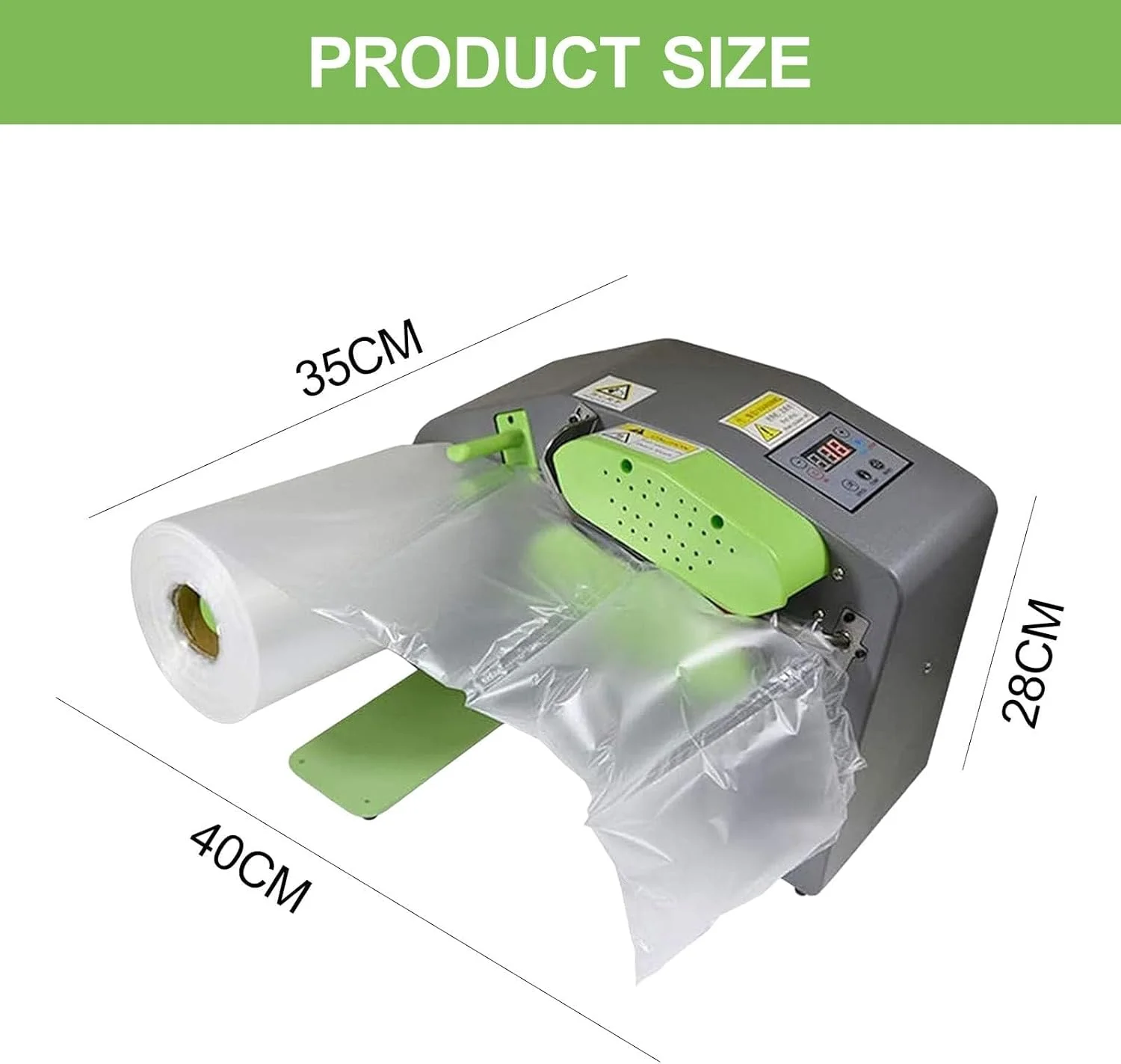 دستگاه تولید بالشتک هوا اتوماتیک، 12 متر در دقیقه، دستگاه حرفه ای پرکننده بالشتک هوا برای بسته بندی، دمای حرارت دهی 160-200 درجه، مناسب برای بسته بندی، اسباب کشی، حمل و نقل و انبارداری دستگاه تولید بالشتک هوا اتوماتیک، 12 متر در دقیقه، دستگاه حرفه ای پرکننده بالشتک هوا برای بسته بندی، دمای حرارت دهی 160-200 درجه، مناسب برای بسته بندی، اسباب کشی، حمل و نقل و انبارداری