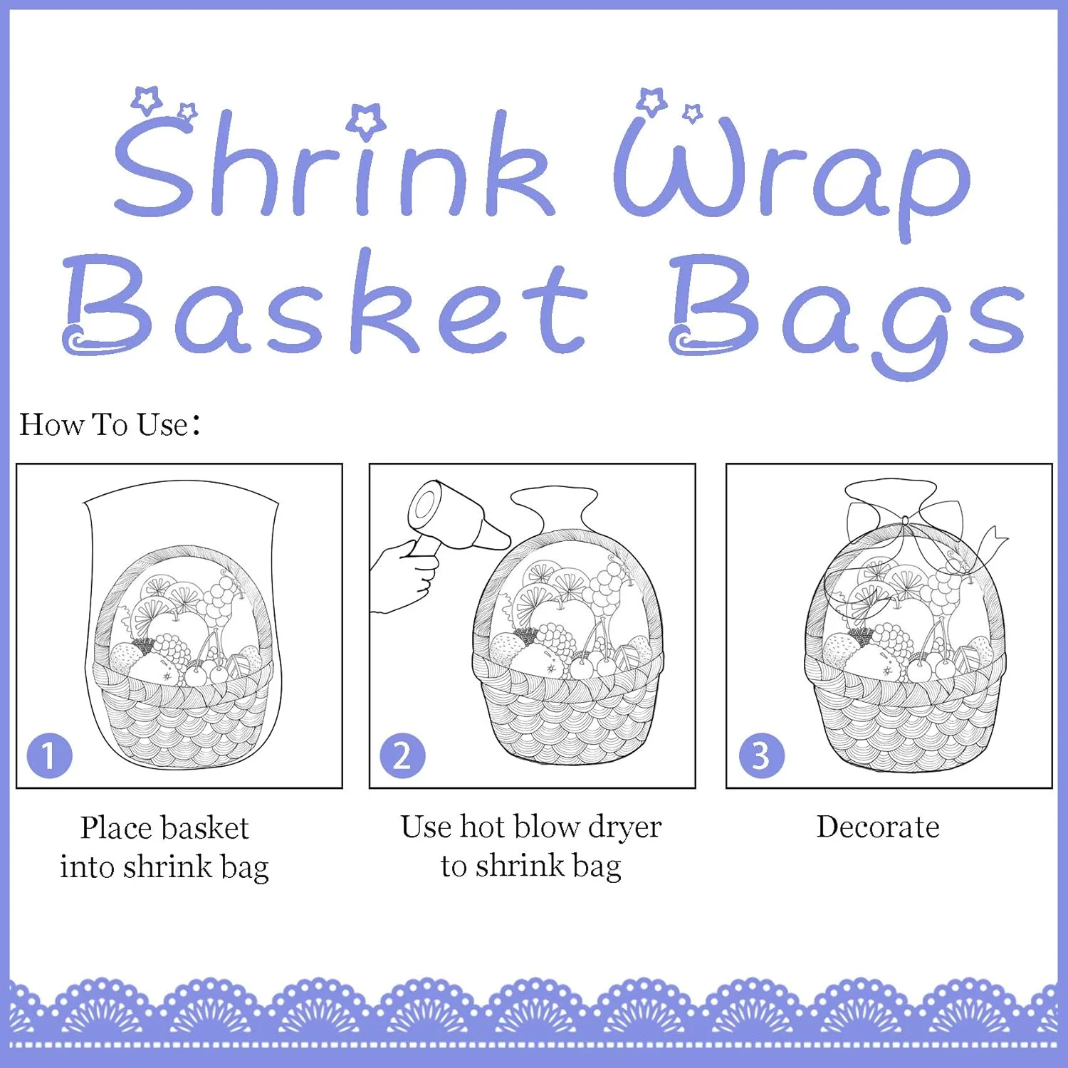 بسته 50 عددی روکش حرارتی Morepack، سایز 38x53 سانتی متر، کیسه های شفاف PVC برای بسته بندی هدیه، سبد و پروژه های DIY خانگی بسته 50 عددی روکش حرارتی Morepack، سایز 38x53 سانتی متر، کیسه های شفاف PVC برای بسته بندی هدیه، سبد و پروژه های DIY خانگی