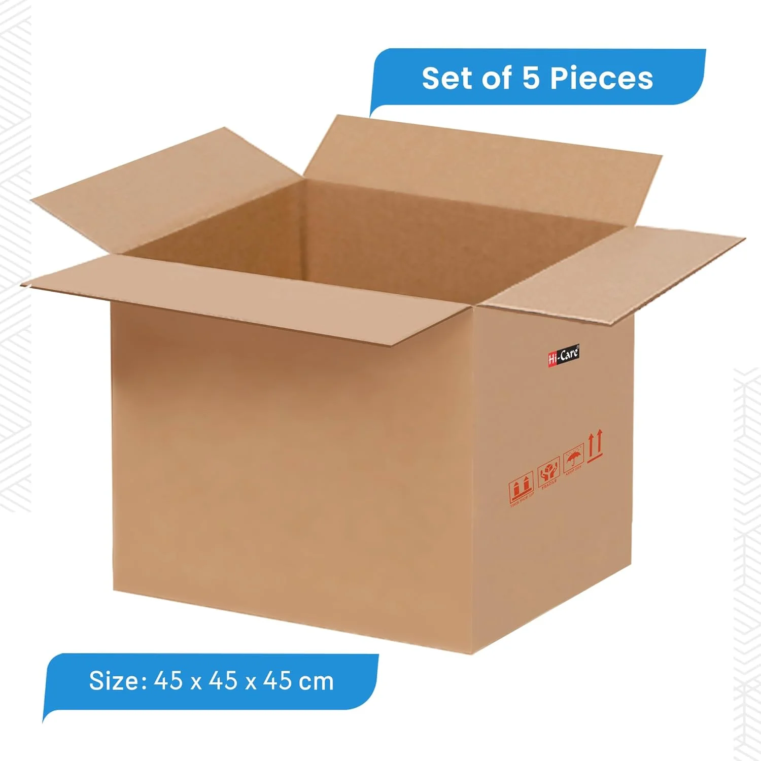 جعبه مقوایی کارتن های-کر 45x45x45 سانتی متر 5 لایه بسته 5 عددی جعبه کارتن برای اسباب کشی، بسته بندی، حمل و نقل و نگهداری جعبه های باربری جعبه های ذخیره سازی جعبه اسباب کشی جعبه مقوایی کارتن های-کر 45x45x45 سانتی متر 5 لایه بسته 5 عددی جعبه کارتن برای اسباب کشی، بسته بندی، حمل و نقل و نگهداری جعبه های باربری جعبه های ذخیره سازی جعبه اسباب کشی