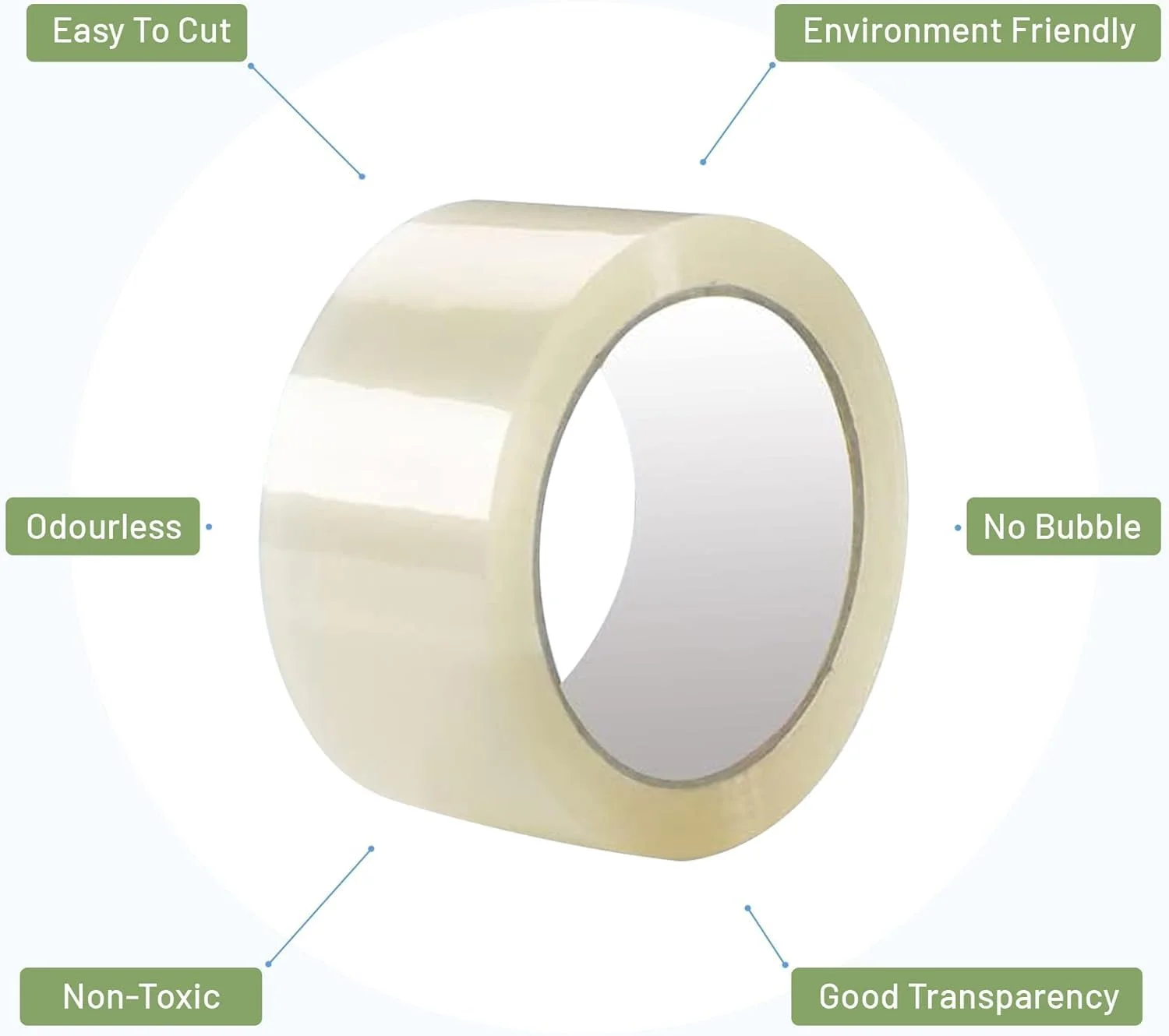 نوار چسب بسته بندی شفاف HOOJO® - 2 اینچ x 50 یارد، نوار بسته بندی چسبی سنگین برای مهر و موم کردن جعبه ها، بسته ها، کیسه های پستی و کارتن های اسباب کشی - نوار قوی اداری و حمل و نقل (6 رول، 2 اینچ x 50 یارد) نوار چسب بسته بندی شفاف HOOJO® - 2 اینچ x 50 یارد، نوار بسته بندی چسبی سنگین برای مهر و موم کردن جعبه ها، بسته ها، کیسه های پستی و کارتن های اسباب کشی - نوار قوی اداری و حمل و نقل (6 رول، 2 اینچ x 50 یارد)