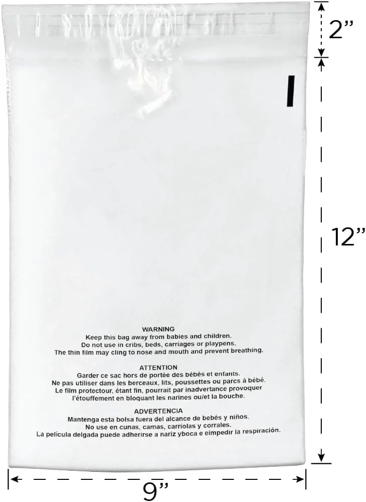 کیسه های پلی اتیلن شفاف 9x12 Shop4Mailers با چسب خود چسب و هشدار خفگی 1.5 میل برای بسته بندی کسب و کار FBA، جواهرات، لباس، چاپ، ذخیره سازی - مهر و موم دائمی (بسته 200 عددی) کیسه های پلی اتیلن شفاف 9x12 Shop4Mailers با چسب خود چسب و هشدار خفگی 1.5 میل برای بسته بندی کسب و کار FBA، جواهرات، لباس، چاپ، ذخیره سازی - مهر و موم دائمی (بسته 200 عددی)
