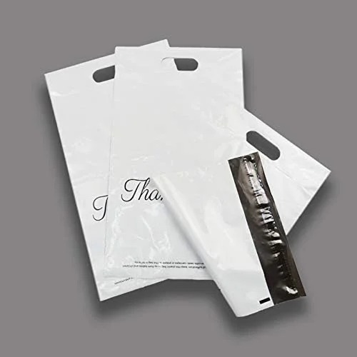 پاکت پستی، بسته 100 عددی پاکت پستی با دسته، کیسه های پستی پلی اتیلن با تشکر، پاکت پستی پلاستیکی خود چسب، پاکت پستی قابل حمل برای بسته بندی لباس (رنگ: 25x33 سانتی متر) پاکت پستی، بسته 100 عددی پاکت پستی با دسته، کیسه های پستی پلی اتیلن با تشکر، پاکت پستی پلاستیکی خود چسب، پاکت پستی قابل حمل برای بسته بندی لباس (رنگ: 25x33 سانتی متر)