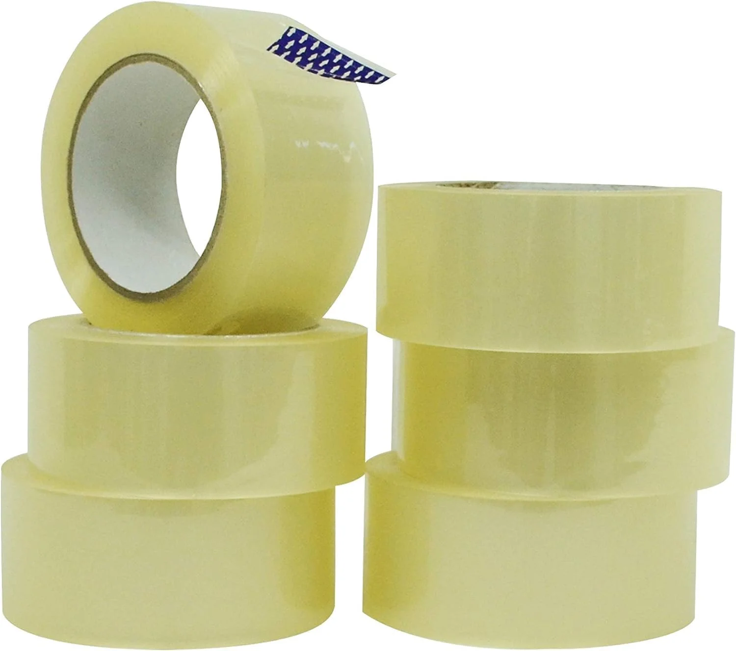 نوار بسته بندی شفاف BOPP کامفت، 6 عددی (طول 60 یارد)، نوار بسته بندی شفاف سنگین - 2 اینچ (5 سانتی متر) × 60 یارد (55 متر) - چسب قوی 50 میکرون برای بستن جعبه ها، لوازم اسباب کشی نوار بسته بندی شفاف BOPP کامفت، 6 عددی (طول 60 یارد)، نوار بسته بندی شفاف سنگین - 2 اینچ (5 سانتی متر) × 60 یارد (55 متر) - چسب قوی 50 میکرون برای بستن جعبه ها، لوازم اسباب کشی