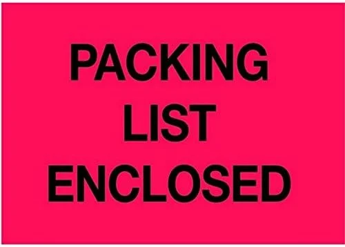 برچسب لیست بسته بندی محتویات داخل 2" x 3" فروشگاه لوازم برچسب (500 عدد در هر رول)