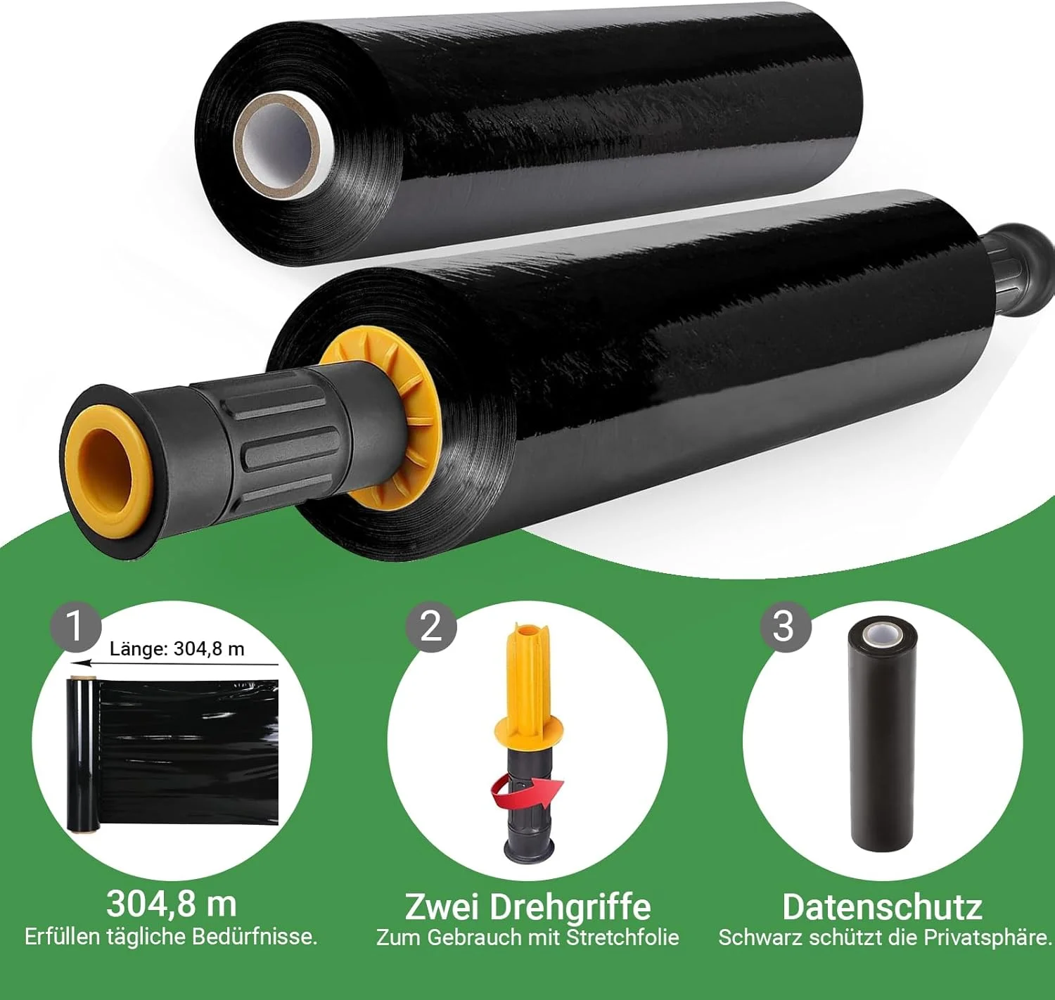 فیلم استرچ مشکی با دسته 15 اینچ در 1000 یارد، فیلم بسته بندی کوچک کننده، تامین کنندگان فیلم بسته بندی، فیلم پلاستیکی گیج 60 برای بسته بندی پالت، حمل و نقل و محافظت از سطح (BkSWRoll2-Hd-DE) فیلم استرچ مشکی با دسته 15 اینچ در 1000 یارد، فیلم بسته بندی کوچک کننده، تامین کنندگان فیلم بسته بندی، فیلم پلاستیکی گیج 60 برای بسته بندی پالت، حمل و نقل و محافظت از سطح (BkSWRoll2-Hd-DE)