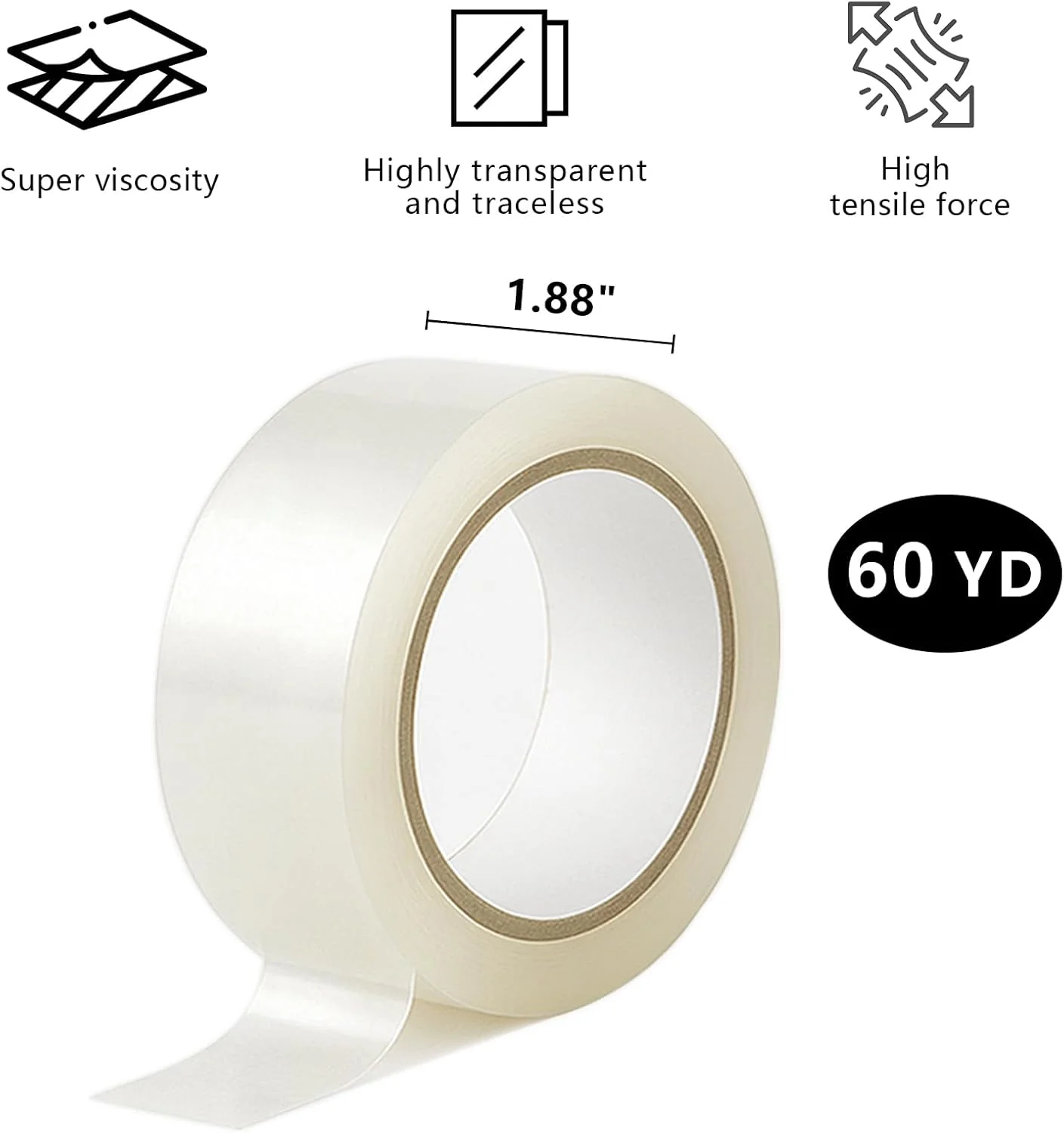 نوار بسته بندی ضخیم DOTUHAO، 12 رول نوار اسباب کشی، نوار جعبه، نوار بسته بندی اسکاچ، نوار بسته بندی شفاف با دستگاه پخش نوار بسته بندی برای بسته بندی و حمل و نقل، 48 میلی متر در 55 متر، مجموع 658 متر (12 عدد) نوار بسته بندی ضخیم DOTUHAO، 12 رول نوار اسباب کشی، نوار جعبه، نوار بسته بندی اسکاچ، نوار بسته بندی شفاف با دستگاه پخش نوار بسته بندی برای بسته بندی و حمل و نقل، 48 میلی متر در 55 متر، مجموع 658 متر (12 عدد)