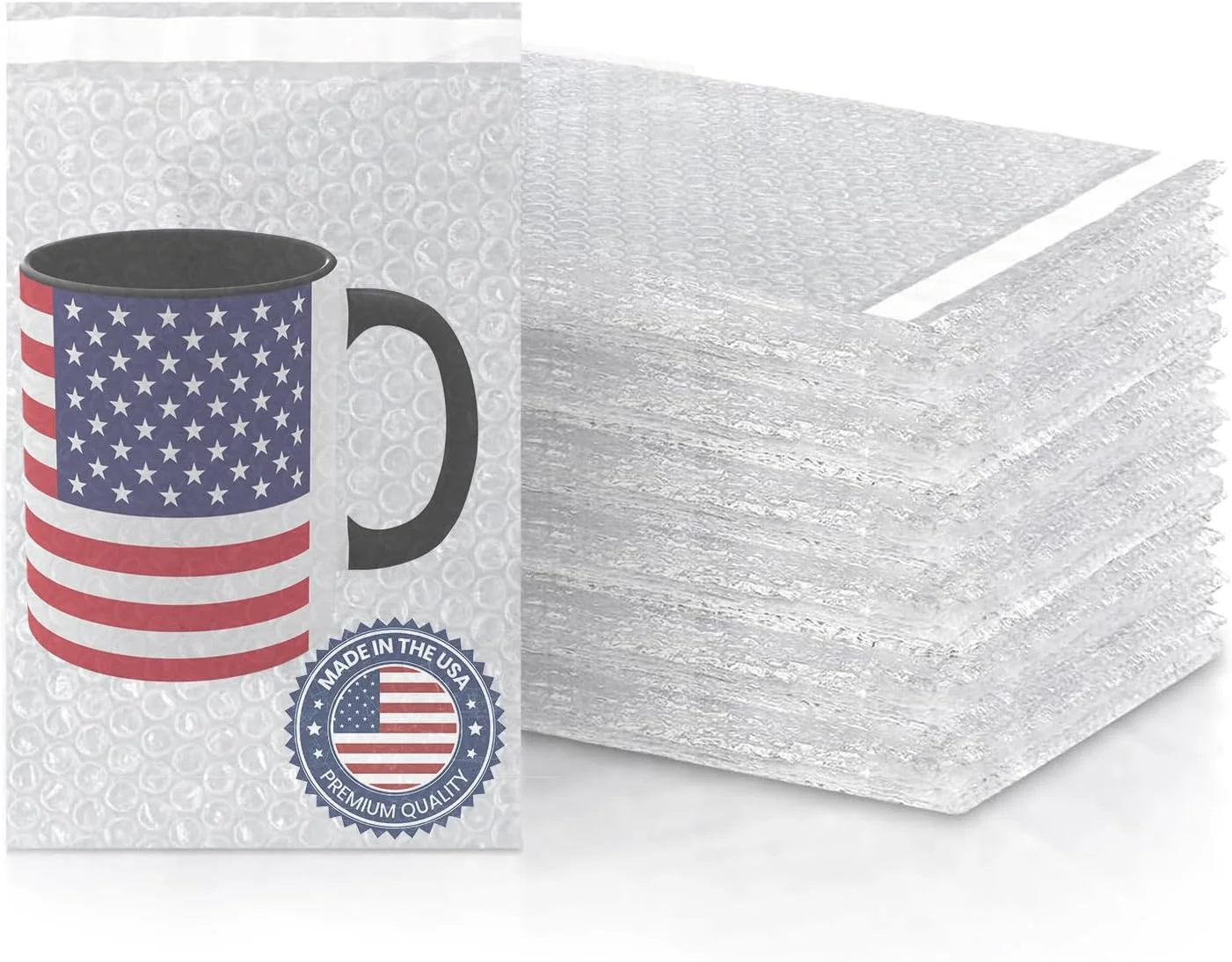 بسته بندی کیسه حبابدار PRIMPKG سایز 8x16.5 اینچ، کیسه های حبابدار خود چسب، کیسه های ضربه گیر، کیسه های فوم ضخیم و ضد ضربه برای اسباب کشی، حمل و نقل و نگهداری، سایز قابل استفاده 8x15.5 اینچ (25 عدد) بسته بندی کیسه حبابدار PRIMPKG سایز 8x16.5 اینچ، کیسه های حبابدار خود چسب، کیسه های ضربه گیر، کیسه های فوم ضخیم و ضد ضربه برای اسباب کشی، حمل و نقل و نگهداری، سایز قابل استفاده 8x15.5 اینچ (25 عدد)