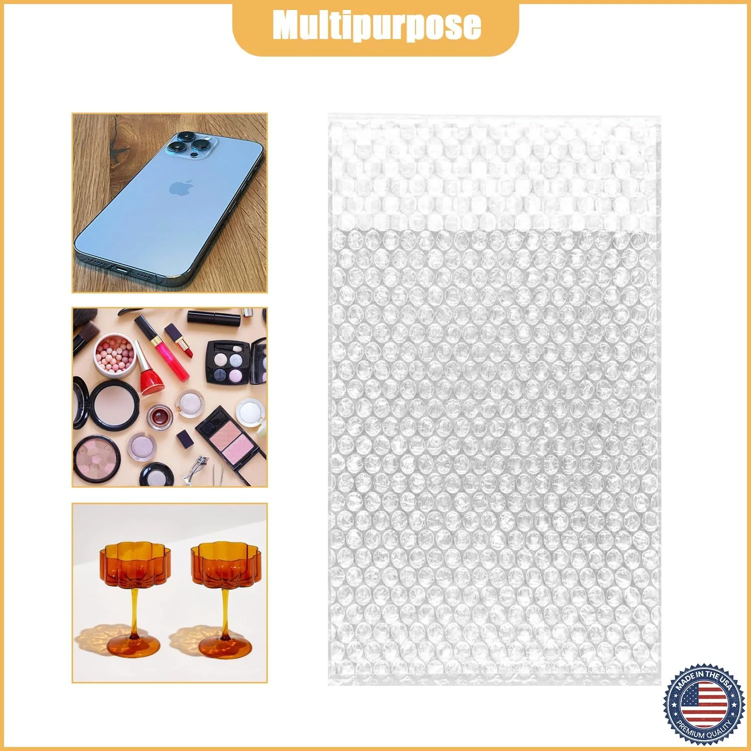 بسته بندی کیسه حبابدار PRIMPKG سایز 8x16.5 اینچ، کیسه های حبابدار خود چسب، کیسه های ضربه گیر، کیسه های فوم ضخیم و ضد ضربه برای اسباب کشی، حمل و نقل و نگهداری، سایز قابل استفاده 8x15.5 اینچ (25 عدد) بسته بندی کیسه حبابدار PRIMPKG سایز 8x16.5 اینچ، کیسه های حبابدار خود چسب، کیسه های ضربه گیر، کیسه های فوم ضخیم و ضد ضربه برای اسباب کشی، حمل و نقل و نگهداری، سایز قابل استفاده 8x15.5 اینچ (25 عدد)