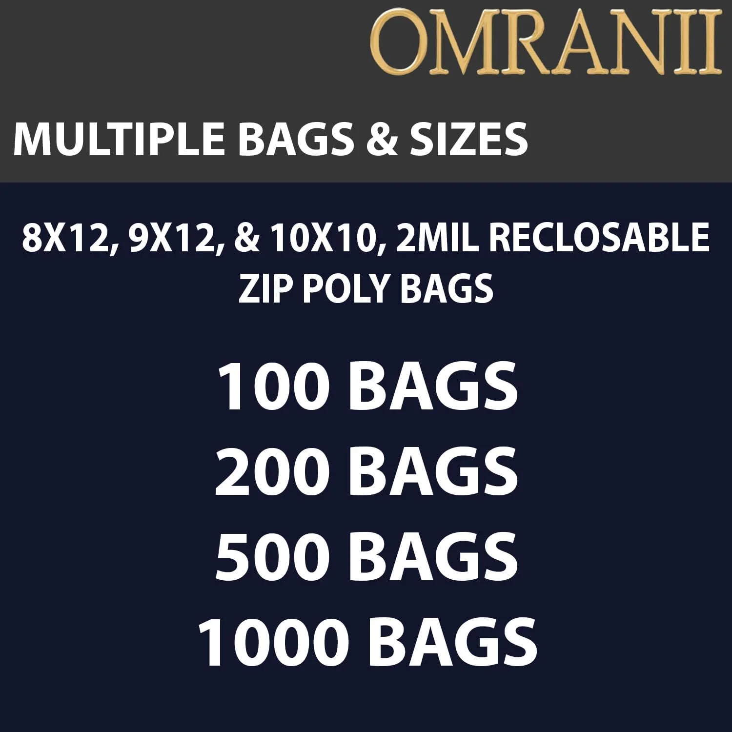 کیسه های پلی اتیلن زیپ دار قابل بستن مجدد عمران 8x12 و (100 عدد) - پلاستیک شفاف 2 میل با زیپ قفل دار قابل باز و بسته شدن | کیسه های پلی اتیلن بادوام | قفل زیپ دار قابل بستن مجدد برای مسافرت، نگهداری، بسته بندی و حمل و نقل کیسه های پلی اتیلن زیپ دار قابل بستن مجدد عمران 8x12 و (100 عدد) - پلاستیک شفاف 2 میل با زیپ قفل دار قابل باز و بسته شدن | کیسه های پلی اتیلن بادوام | قفل زیپ دار قابل بستن مجدد برای مسافرت، نگهداری، بسته بندی و حمل و نقل