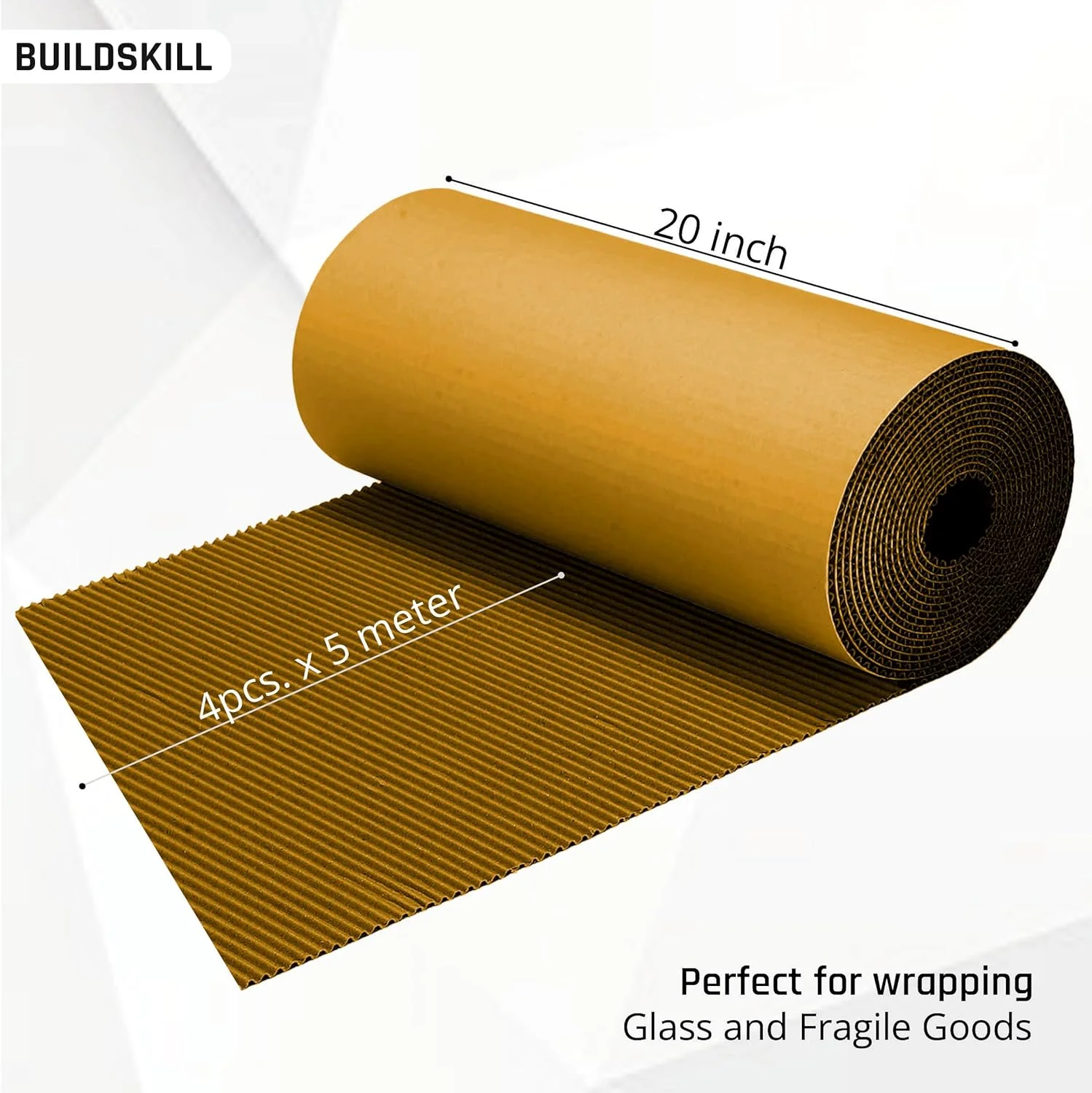 متریال بسته بندی Buildskill، رول مقوایی، کاغذ قهوه ای 2 لایه 50x2000 سانتی متر، 150x100 GSM - ورق های مقوایی عالی برای صنایع دستی، مواد بسته بندی، کاغذ بسته بندی، ورق های مقوایی، استفاده در خانه و محل کار متریال بسته بندی Buildskill، رول مقوایی، کاغذ قهوه ای 2 لایه 50x2000 سانتی متر، 150x100 GSM - ورق های مقوایی عالی برای صنایع دستی، مواد بسته بندی، کاغذ بسته بندی، ورق های مقوایی، استفاده در خانه و محل کار