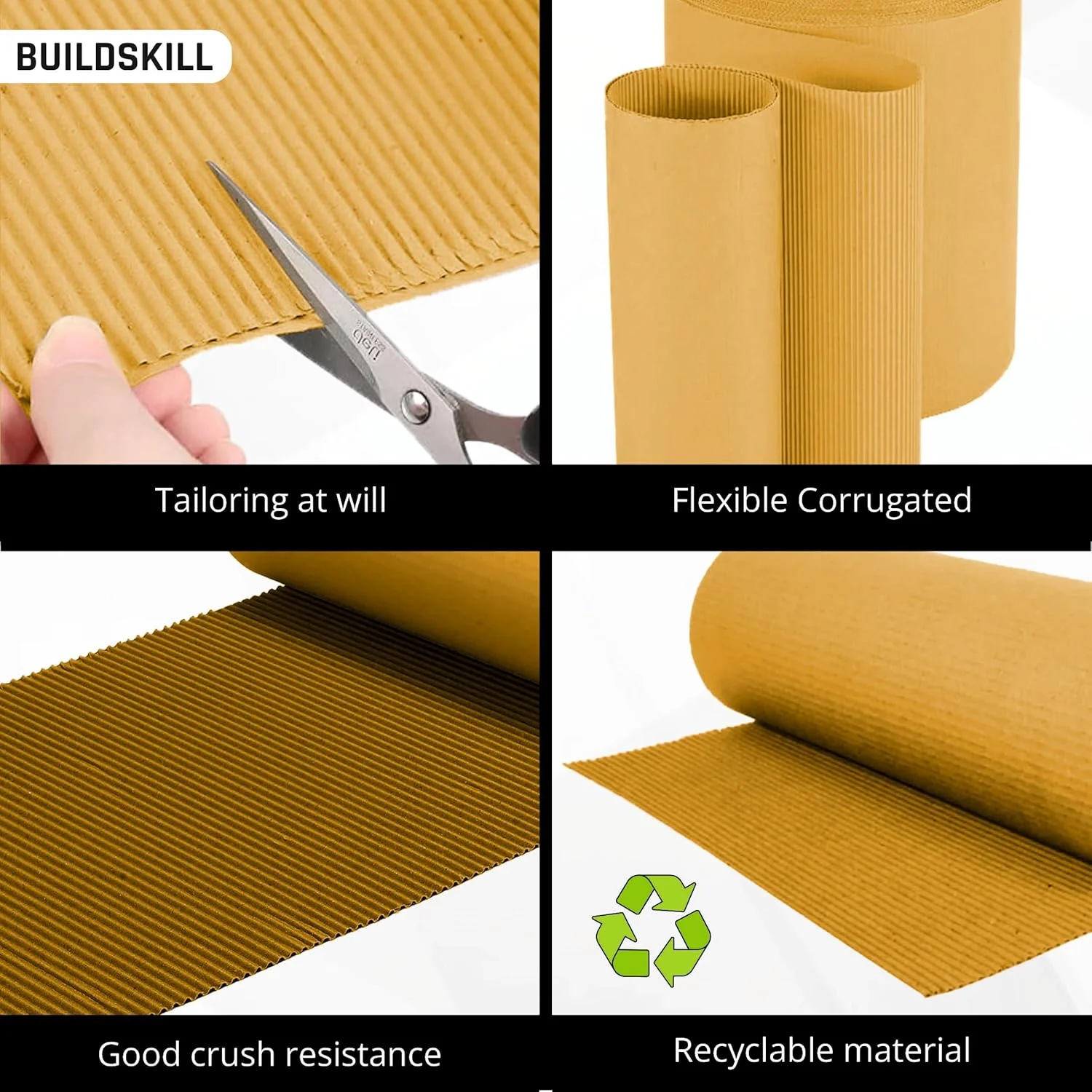 متریال بسته بندی Buildskill، رول مقوایی، کاغذ قهوه ای 2 لایه 50x2000 سانتی متر، 150x100 GSM - ورق های مقوایی عالی برای صنایع دستی، مواد بسته بندی، کاغذ بسته بندی، ورق های مقوایی، استفاده در خانه و محل کار متریال بسته بندی Buildskill، رول مقوایی، کاغذ قهوه ای 2 لایه 50x2000 سانتی متر، 150x100 GSM - ورق های مقوایی عالی برای صنایع دستی، مواد بسته بندی، کاغذ بسته بندی، ورق های مقوایی، استفاده در خانه و محل کار
