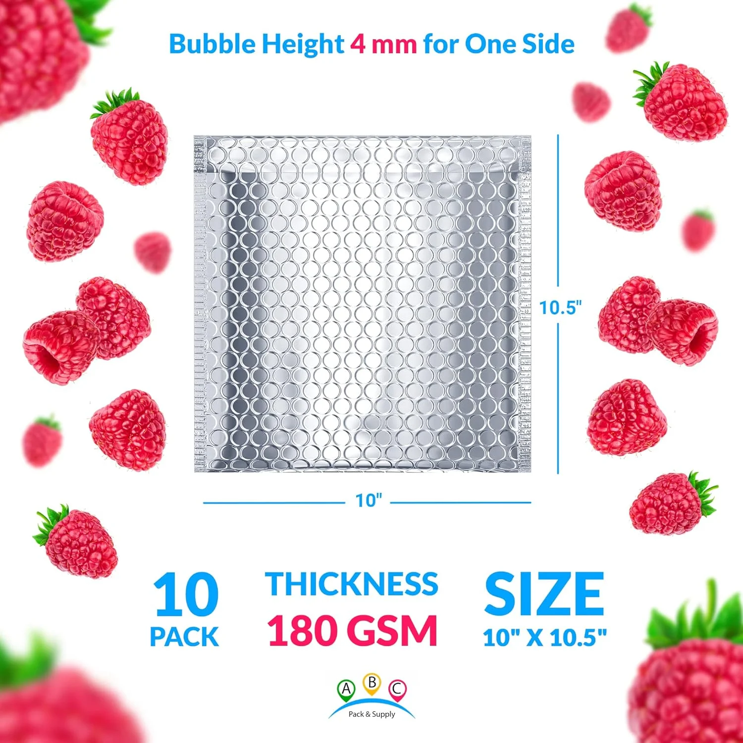 پاکت حبابدار حرارتی ABC، 25.4 × 26.7 سانتی متر، بسته 10 عددی پاکت های پستی فویل متالیک، پاکت های حبابدار خود چسب دار خنک، بسته بندی ضد آب برای حمل و نقل سرد، کیسه های حمل و نقل عایق دار برای غذا، لوازم آرایشی پاکت حبابدار حرارتی ABC، 25.4 × 26.7 سانتی متر، بسته 10 عددی پاکت های پستی فویل متالیک، پاکت های حبابدار خود چسب دار خنک، بسته بندی ضد آب برای حمل و نقل سرد، کیسه های حمل و نقل عایق دار برای غذا، لوازم آرایشی