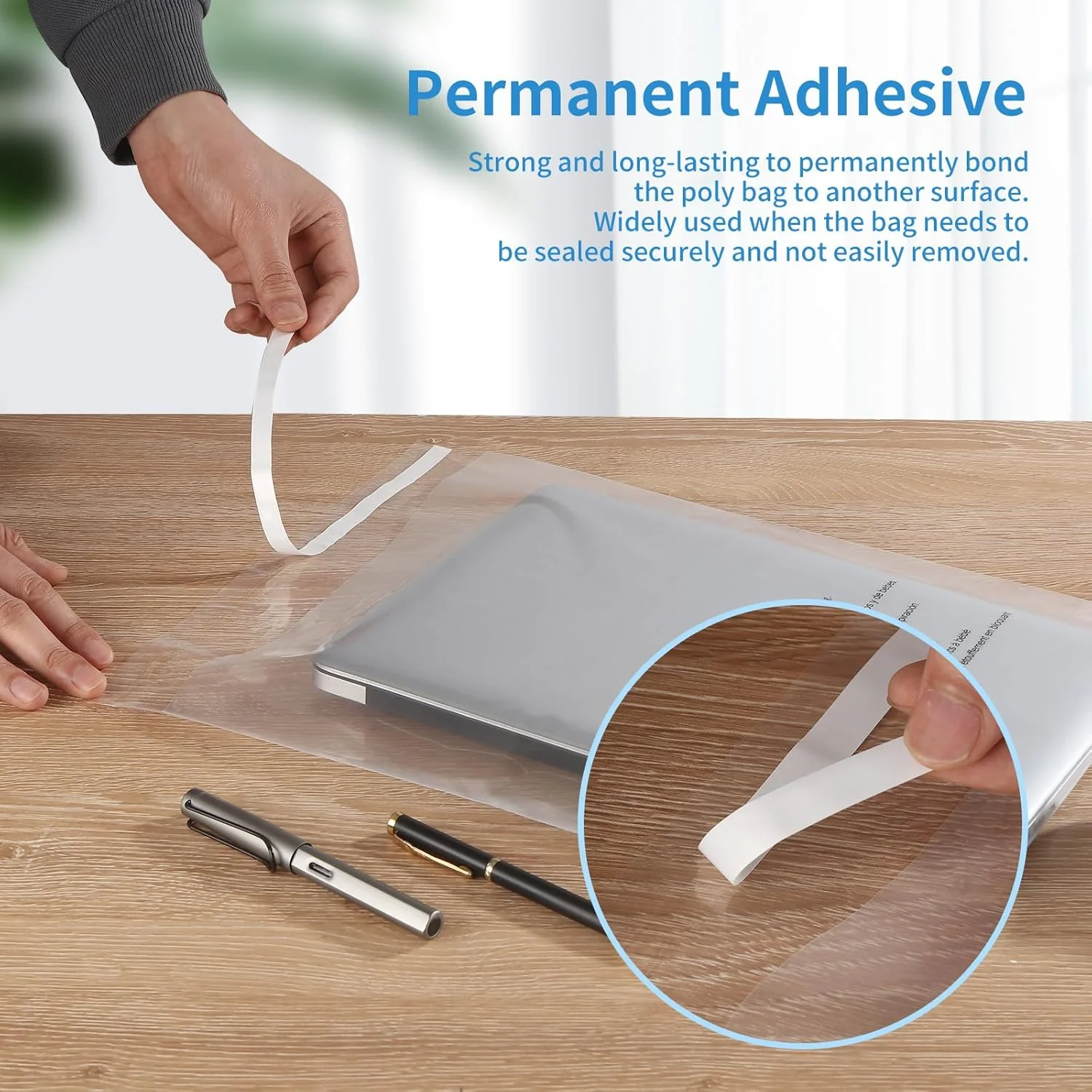 iMailer - 200 عدد - کیسه های پلی اتیلن 13" x 15" با هشدار خفگی خود چسب - کیسه های حمل و نقل شفاف 1.6 میل برای لباس، پیراهن، بسته بندی - چسب دائمی iMailer - 200 عدد - کیسه های پلی اتیلن 13" x 15" با هشدار خفگی خود چسب - کیسه های حمل و نقل شفاف 1.6 میل برای لباس، پیراهن، بسته بندی - چسب دائمی