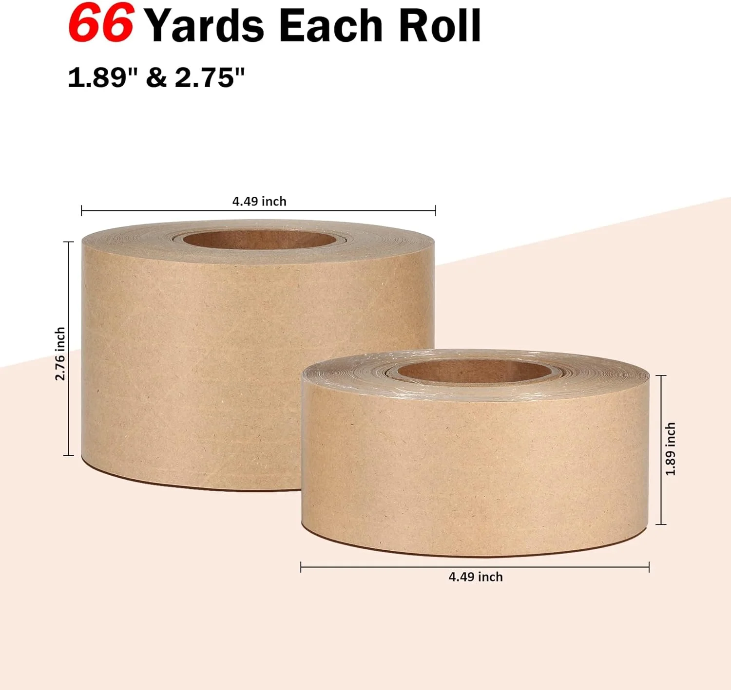نوار چسب کاغذی کرافت Excefore، بسته 4 عددی نوار کرافت فعال شده با آب تقویت شده با فایبرگلاس نوار بسته بندی قهوه ای سنگین برای ارسال پستی جعبه های مهر و موم کارتن (1.88 اینچ x 55 یارد) نوار چسب کاغذی کرافت Excefore، بسته 4 عددی نوار کرافت فعال شده با آب تقویت شده با فایبرگلاس نوار بسته بندی قهوه ای سنگین برای ارسال پستی جعبه های مهر و موم کارتن (1.88 اینچ x 55 یارد)