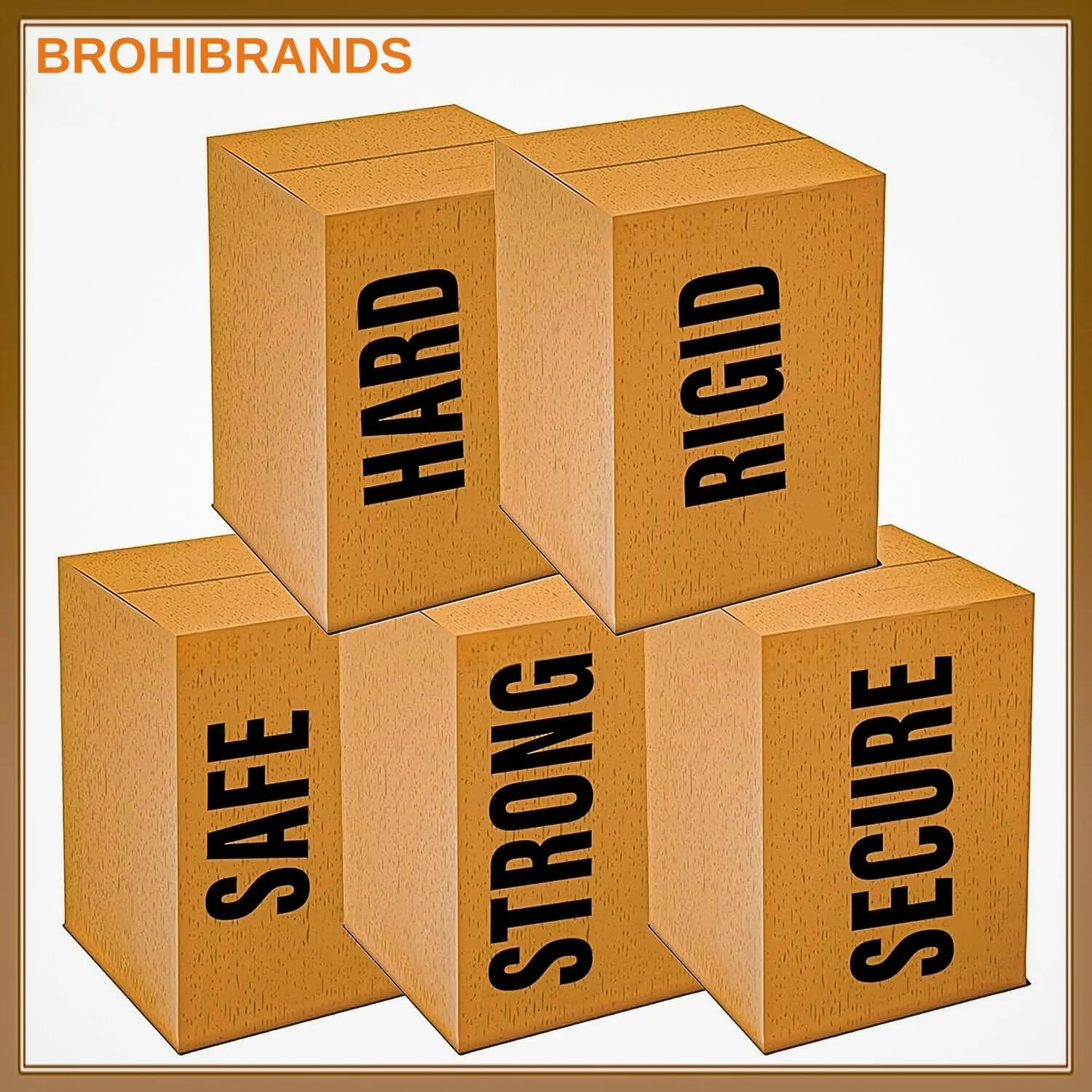 BROHIBRANDS، بزرگ، دولایه، جعبه های مقوایی راه راه 100% قابل بازیافت برای اسباب کشی، کارتن باری قهوه ای برای بسته بندی، حمل و نقل، انبارداری، سنگین، جابجایی خانه/دفتر، جعبه، بسته بندی، 5 عددی (55x55x70 سانتی متر) BROHIBRANDS، بزرگ، دولایه، جعبه های مقوایی راه راه 100% قابل بازیافت برای اسباب کشی، کارتن باری قهوه ای برای بسته بندی، حمل و نقل، انبارداری، سنگین، جابجایی خانه/دفتر، جعبه، بسته بندی، 5 عددی (55x55x70 سانتی متر)