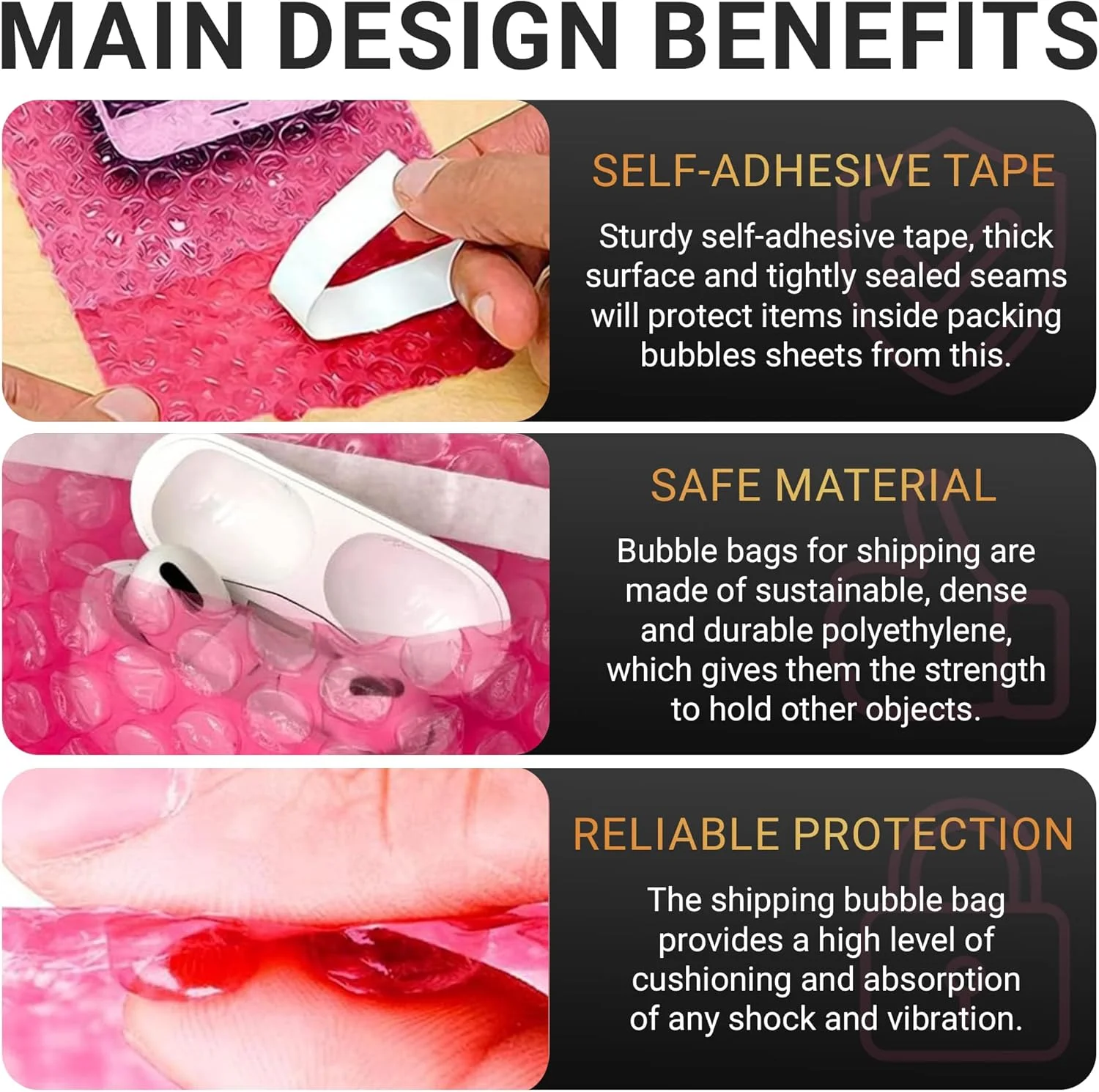 کیسه های حبابدار ضد الکتریسیته ساکن APQ، 6 × 6.5 اینچ، بسته 25 عددی کیسه های حبابدار صورتی خود چسب، کیسه های حبابدار ضد استاتیک پلی اتیلن ضد آب برای بسته بندی لوازم الکترونیکی، زیور آلات، کیسه حبابدار دوتایی محکم برای محافظت کیسه های حبابدار ضد الکتریسیته ساکن APQ، 6 × 6.5 اینچ، بسته 25 عددی کیسه های حبابدار صورتی خود چسب، کیسه های حبابدار ضد استاتیک پلی اتیلن ضد آب برای بسته بندی لوازم الکترونیکی، زیور آلات، کیسه حبابدار دوتایی محکم برای محافظت