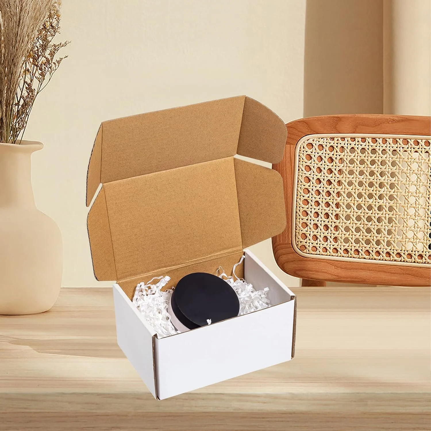 جعبه های پستی سفید Wowxyz سایز 6x4x3 اینچ، بسته 25 عددی - جعبه های مقوایی راه راه برای کسب و کارهای کوچک، جعبه پستی لوازم بسته بندی جعبه های پستی سفید Wowxyz سایز 6x4x3 اینچ، بسته 25 عددی - جعبه های مقوایی راه راه برای کسب و کارهای کوچک، جعبه پستی لوازم بسته بندی