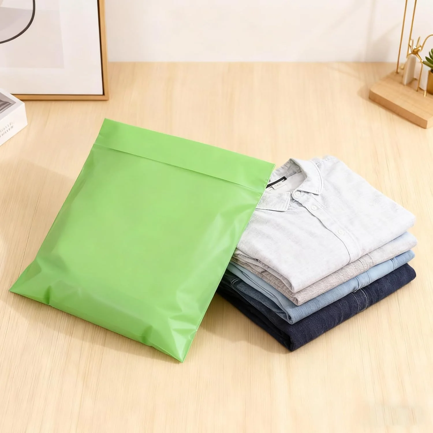 هوزون 200 عدد پاکت پستی پلی اتیلن متوسط در 2 سایز - پاکت های پستی ضخیم خود چسب برای کسب و کار پوشاک، کیسه های پستی مقاوم در برابر پارگی (سبز) هوزون 200 عدد پاکت پستی پلی اتیلن متوسط در 2 سایز - پاکت های پستی ضخیم خود چسب برای کسب و کار پوشاک، کیسه های پستی مقاوم در برابر پارگی (سبز)