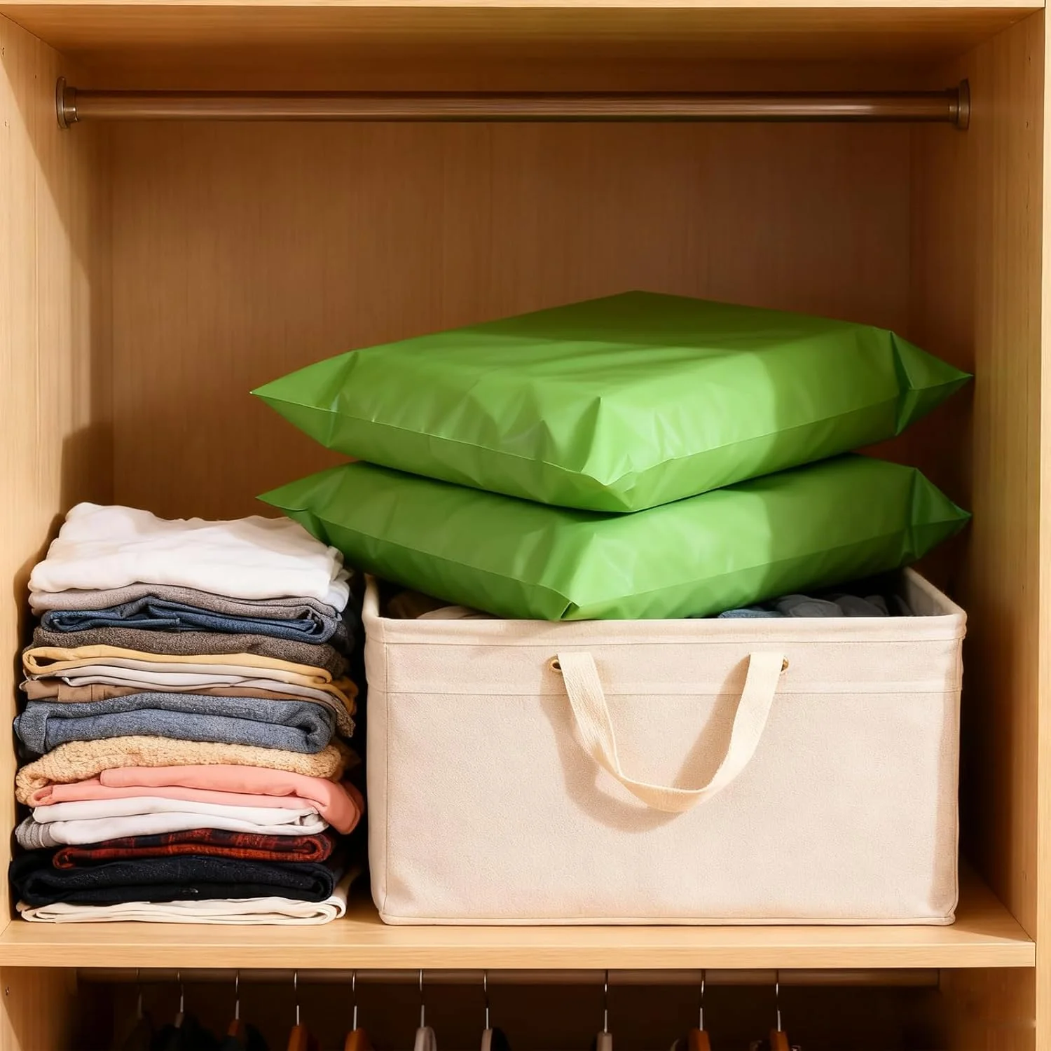 هوزون 200 عدد پاکت پستی پلی اتیلن متوسط در 2 سایز - پاکت های پستی ضخیم خود چسب برای کسب و کار پوشاک، کیسه های پستی مقاوم در برابر پارگی (سبز) هوزون 200 عدد پاکت پستی پلی اتیلن متوسط در 2 سایز - پاکت های پستی ضخیم خود چسب برای کسب و کار پوشاک، کیسه های پستی مقاوم در برابر پارگی (سبز)