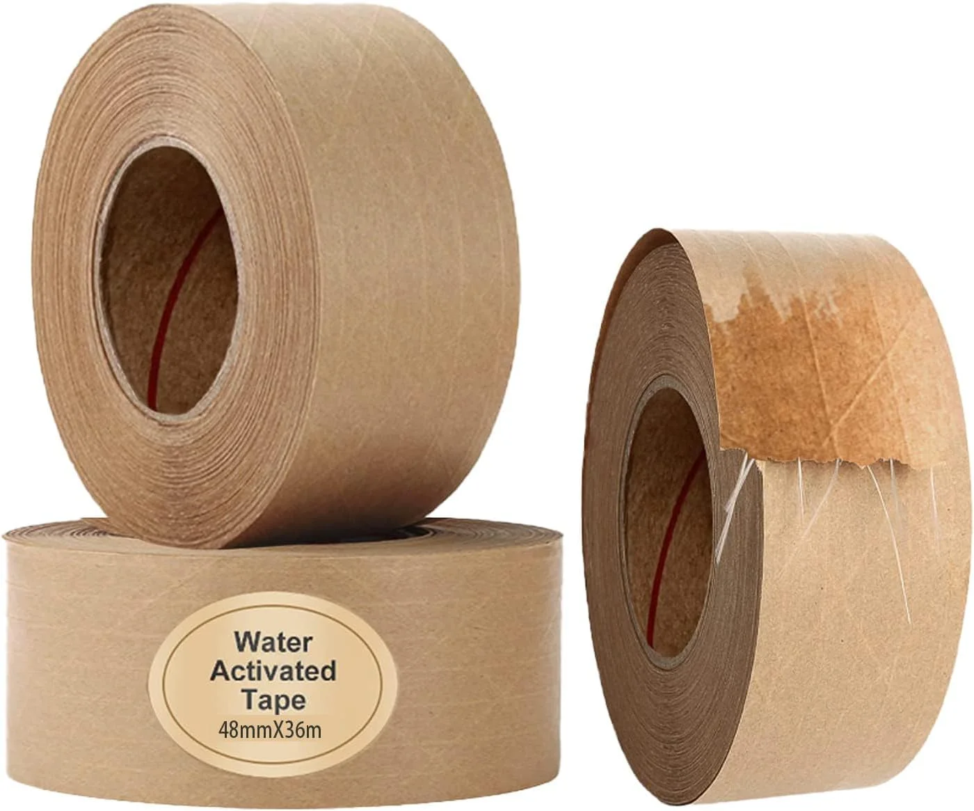 نوار فعال شده با آب، نوار بسته بندی تقویت شده با الیاف، نوار کرافت، سازگار با محیط زیست و زیست تخریب پذیر، برای بسته بندی و حمل و نقل سنگین، چسبندگی فعال شده با آب، قابل نوشتن، 48mmX36m در هر رول، 3 رول نوار فعال شده با آب، نوار بسته بندی تقویت شده با الیاف، نوار کرافت، سازگار با محیط زیست و زیست تخریب پذیر، برای بسته بندی و حمل و نقل سنگین، چسبندگی فعال شده با آب، قابل نوشتن، 48mmX36m در هر رول، 3 رول