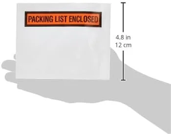 پاکت لیست بسته بندی Sales4Less، 11.4 سانتی متر در 14 سانتی متر، پاکت های فاکتور همراه، کیسه های چسبی، بسته 200 عددی پاکت لیست بسته بندی Sales4Less، 11.4 سانتی متر در 14 سانتی متر، پاکت های فاکتور همراه، کیسه های چسبی، بسته 200 عددی