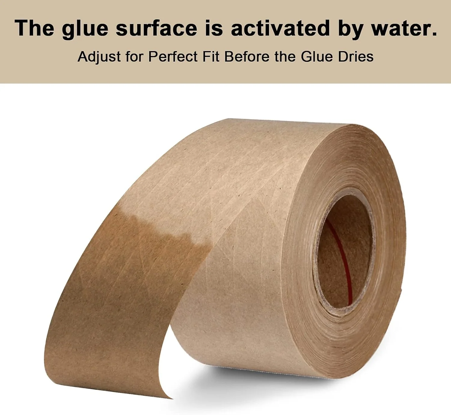 نوار فعال شده با آب، نوار بسته بندی تقویت شده با الیاف، نوار کرافت، سازگار با محیط زیست و زیست تخریب پذیر، برای بسته بندی و حمل و نقل سنگین، چسبندگی فعال شده با آب، قابل نوشتن، 48mmX36m در هر رول، 3 رول نوار فعال شده با آب، نوار بسته بندی تقویت شده با الیاف، نوار کرافت، سازگار با محیط زیست و زیست تخریب پذیر، برای بسته بندی و حمل و نقل سنگین، چسبندگی فعال شده با آب، قابل نوشتن، 48mmX36m در هر رول، 3 رول