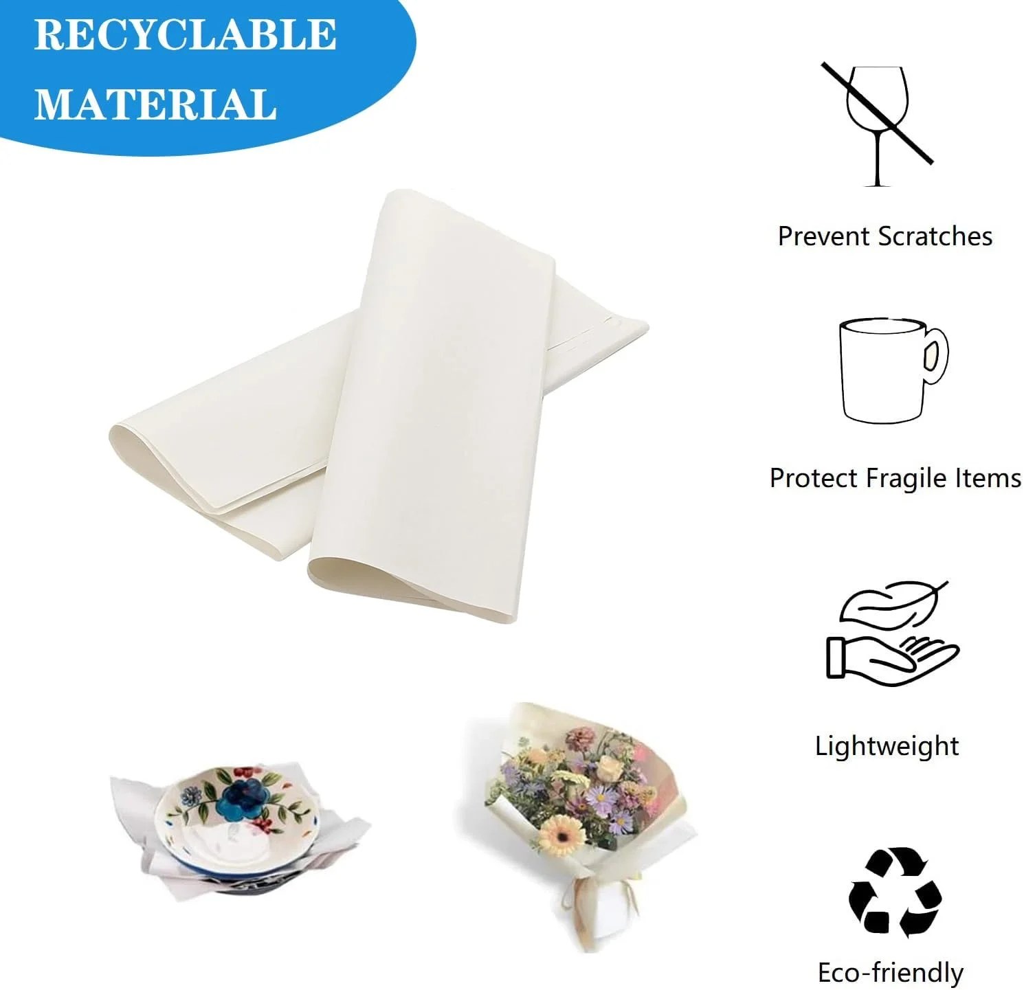 150 برگه کاغذ بسته بندی بزرگ برای لوازم اسباب کشی، کاغذ بسته بندی روزنامه ای برای بسته بندی حمل و نقل مواد بسته بندی