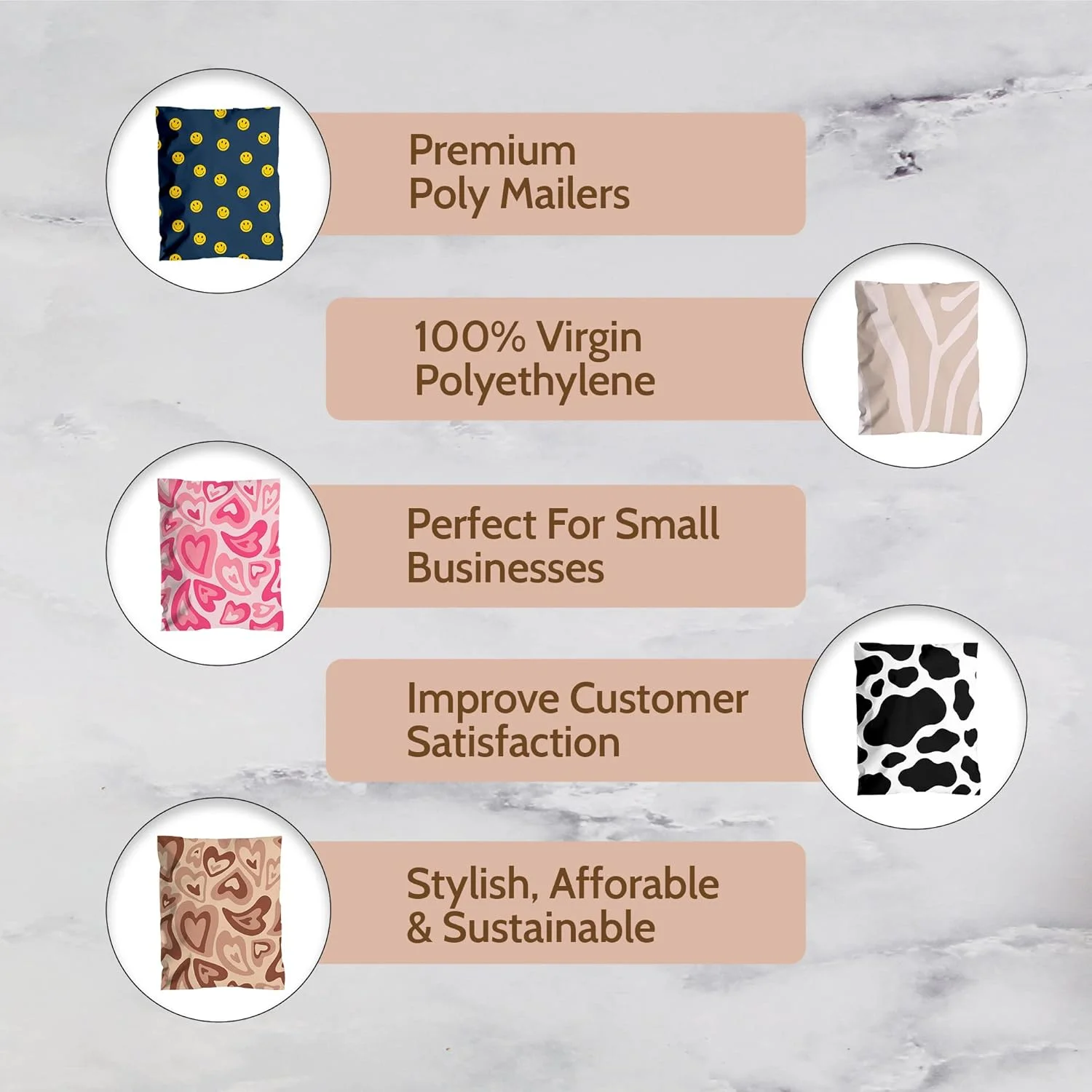 SaintCloudMailers - پاکت های پستی پلی 10x13 - بسته 100 عددی - کیسه های حمل و نقل برای کسب و کارهای کوچک - پاکت های حمل و نقل - پاکت های بسته بندی - پاکت های پستی 10x13 کیسه های پلی (قلب های رنگارنگ) SaintCloudMailers - پاکت های پستی پلی 10x13 - بسته 100 عددی - کیسه های حمل و نقل برای کسب و کارهای کوچک - پاکت های حمل و نقل - پاکت های بسته بندی - پاکت های پستی 10x13 کیسه های پلی (قلب های رنگارنگ)