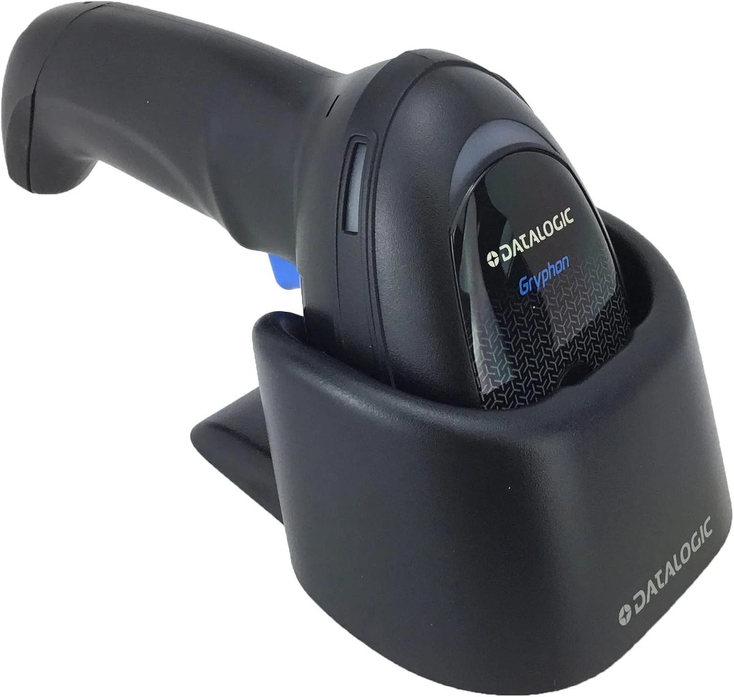 بارکد خوان دو بعدی/تک بعدی دستی دیتالاجیک Gryphon GD4590-HD، شامل پایه رومیزی/دیواری و کابل USB، سفید، GD4590-BK-HD