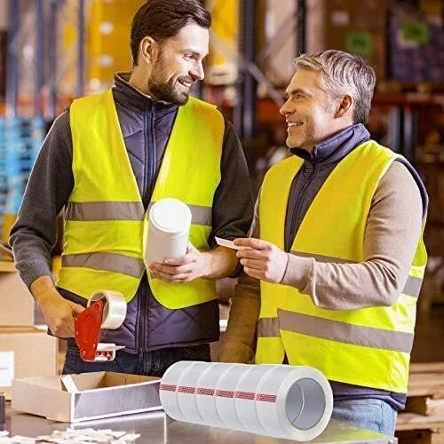 3 حلقه نوار بسته بندی شفاف معجزه (5 سانتی متر x 50 متر) نوار بسته بندی قوی و سنگین برای بستن جعبه ها، جعبه های اسباب کشی، کیسه های پستی، لوازم اداری - 3 حلقه 3 حلقه نوار بسته بندی شفاف معجزه (5 سانتی متر x 50 متر) نوار بسته بندی قوی و سنگین برای بستن جعبه ها، جعبه های اسباب کشی، کیسه های پستی، لوازم اداری - 3 حلقه