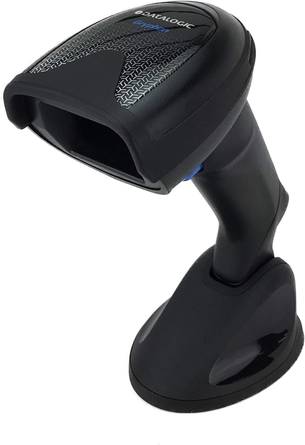 بارکد خوان همه کاره دو بعدی چند جهته Datalogic Gryphon GD4590-BK-B (پایه شیب دار دائمی برای حالت دستی یا ارائه، فناوری حسگر حرکت) با کابل USB