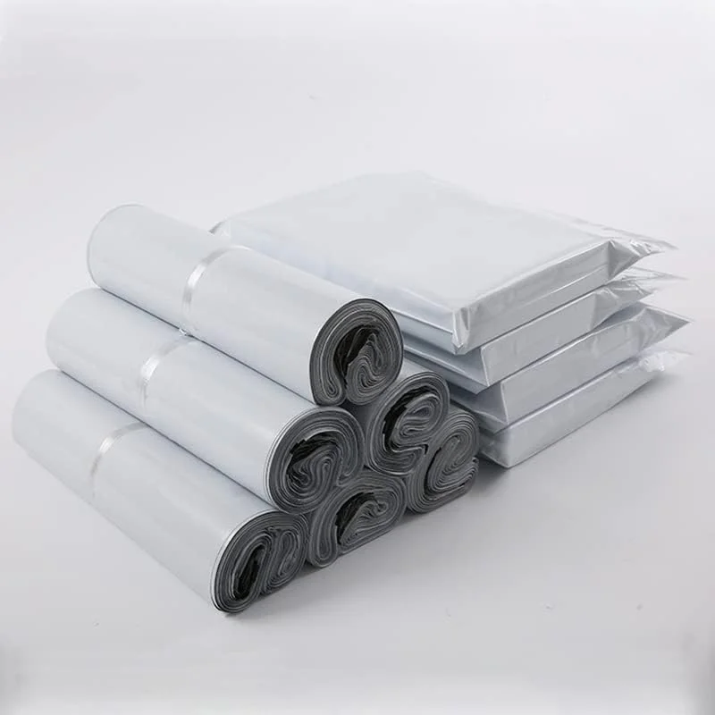 کیسه های پستی چسبی خود چسب سفید کیسه های نگهداری کیسه های پلاستیکی پلی اتیلن پاکت های پستی (رنگ: D، اندازه: 17x30 سانتی متر)