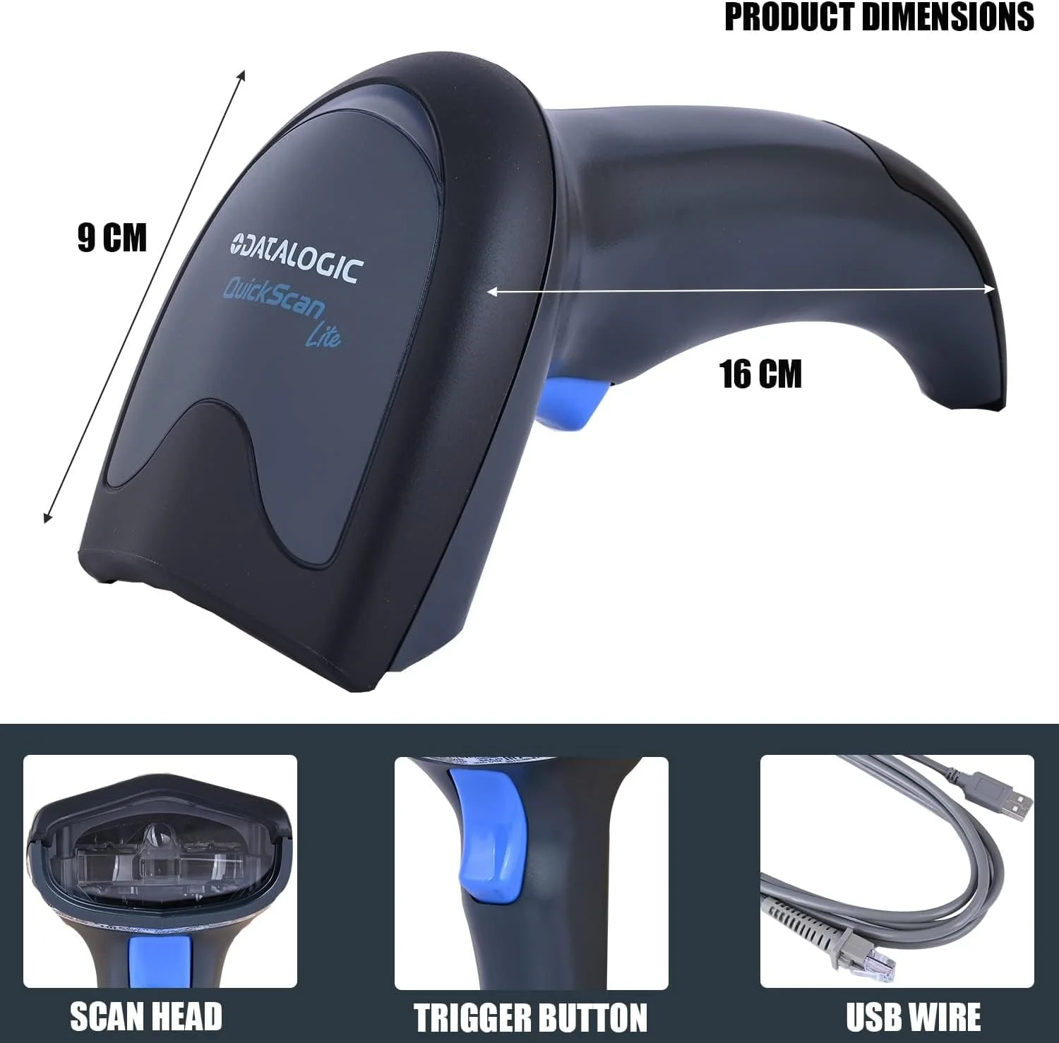 اسکنر دیتا لاجیک QuickScan Lite Qw2100