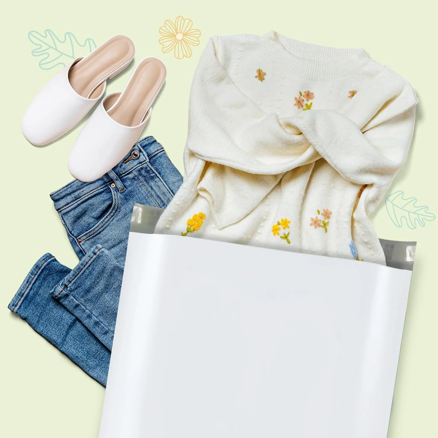 پاکت پستی بزرگ Fuxury سایز 48x61 سانتی متر، بسته 100 عددی، کیسه های پستی خود چسب دار برای لباس، پاکت های پستی ضد آب، کیسه های پلاستیکی پستی برای کسب و کارهای کوچک، کیسه های پستی انعطاف پذیر سفید پاکت پستی بزرگ Fuxury سایز 48x61 سانتی متر، بسته 100 عددی، کیسه های پستی خود چسب دار برای لباس، پاکت های پستی ضد آب، کیسه های پلاستیکی پستی برای کسب و کارهای کوچک، کیسه های پستی انعطاف پذیر سفید