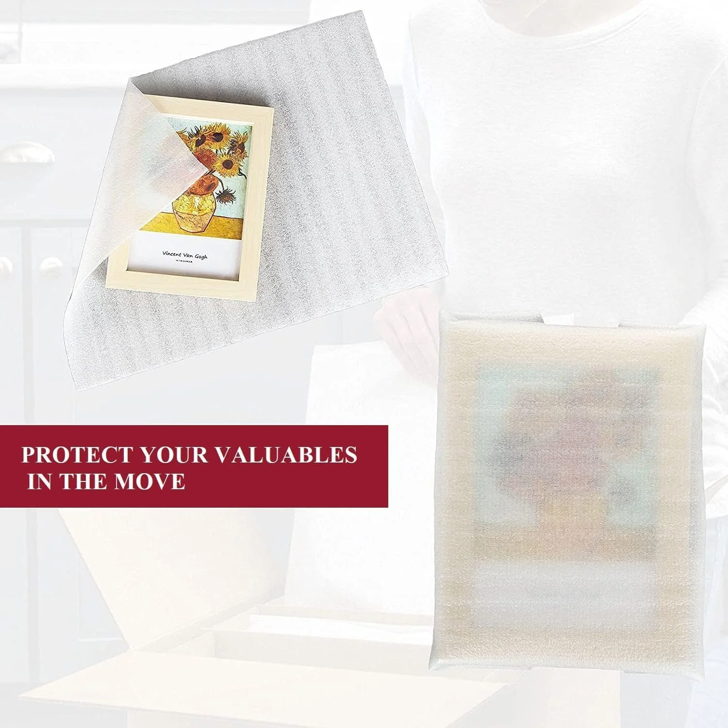 80 عدد ورق فوم بسته بندی برای لوازم بسته بندی، نگهداری، حمل و نقل، فوم بسته بندی بالشتکی برای ظروف، چینی، شیشه و مبلمان (30x24 سانتی متر) 80 عدد ورق فوم بسته بندی برای لوازم بسته بندی، نگهداری، حمل و نقل، فوم بسته بندی بالشتکی برای ظروف، چینی، شیشه و مبلمان (30x24 سانتی متر)