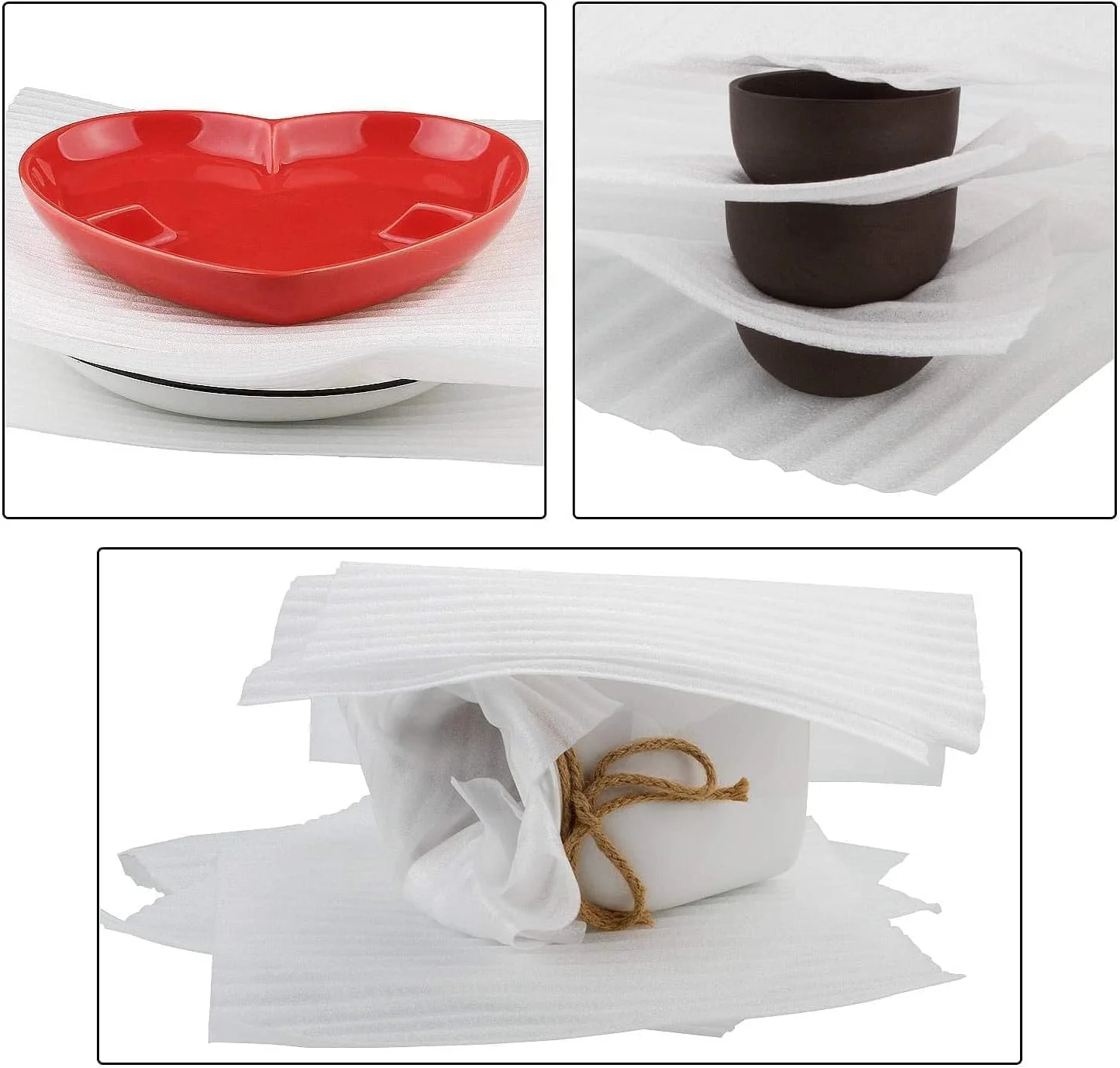 40 عدد ورق فوم بسته بندی برای لوازم بسته بندی، نگهداری، حمل و نقل، فوم بسته بندی بالشتکی برای ظروف، چینی، شیشه و مبلمان (30x24 سانتی متر) 40 عدد ورق فوم بسته بندی برای لوازم بسته بندی، نگهداری، حمل و نقل، فوم بسته بندی بالشتکی برای ظروف، چینی، شیشه و مبلمان (30x24 سانتی متر)