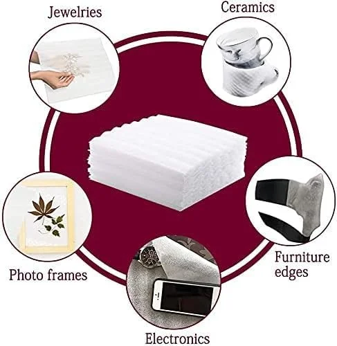 40 عدد ورق فوم بسته بندی برای لوازم بسته بندی، نگهداری، حمل و نقل، فوم بسته بندی بالشتکی برای ظروف، چینی، شیشه و مبلمان (30x24 سانتی متر) 40 عدد ورق فوم بسته بندی برای لوازم بسته بندی، نگهداری، حمل و نقل، فوم بسته بندی بالشتکی برای ظروف، چینی، شیشه و مبلمان (30x24 سانتی متر)