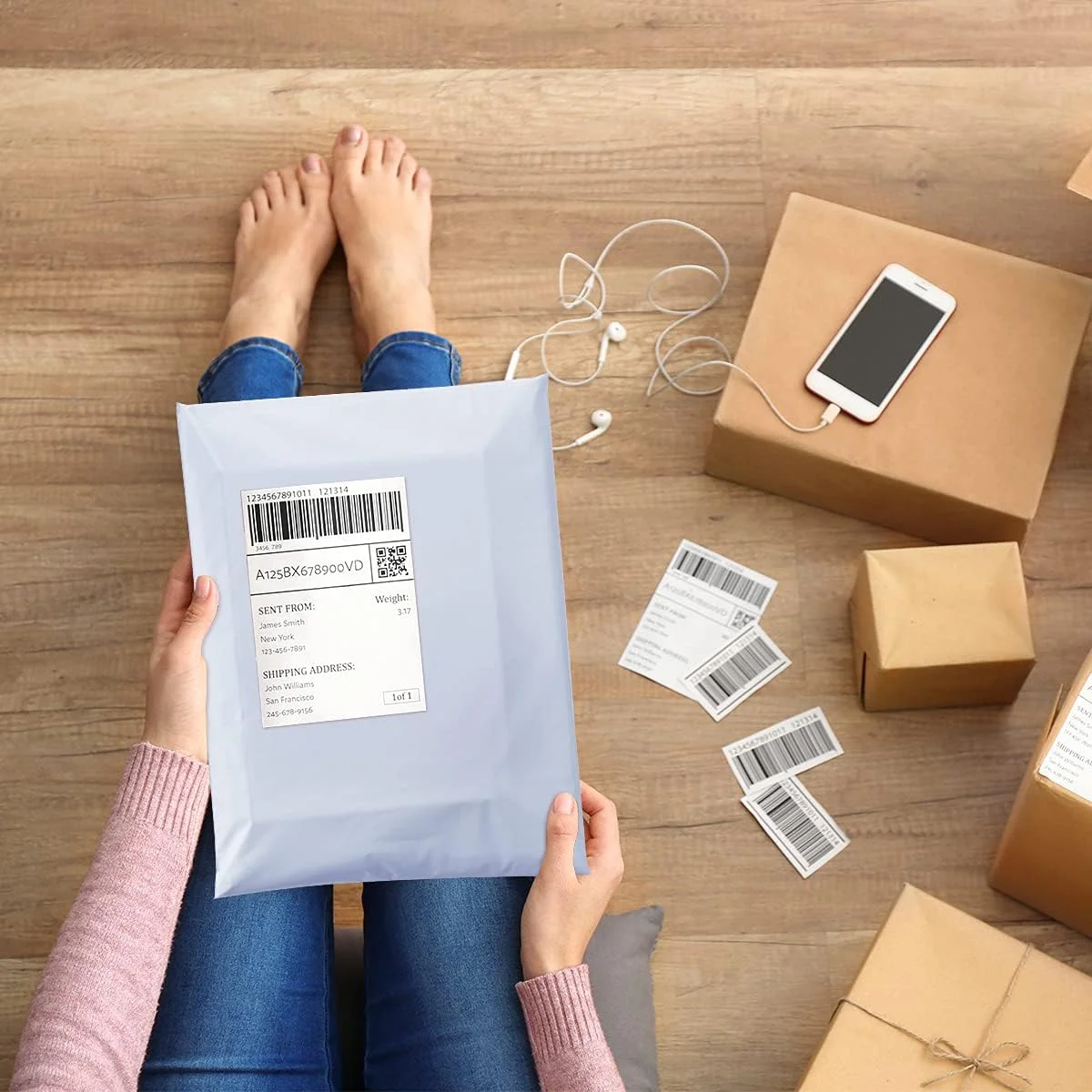 پاکت پستی پلی UCGOU سفید 23x30 سانتی متر، بسته 200 عددی، پاکت های پستی قوی شماره 3، بسته بندی بوتیک، چسب خود چسب، ضد آب و مقاوم در برابر پارگی، مناسب برای کسب و کارهای کوچک، برای لباس و کتاب پاکت پستی پلی UCGOU سفید 23x30 سانتی متر، بسته 200 عددی، پاکت های پستی قوی شماره 3، بسته بندی بوتیک، چسب خود چسب، ضد آب و مقاوم در برابر پارگی، مناسب برای کسب و کارهای کوچک، برای لباس و کتاب