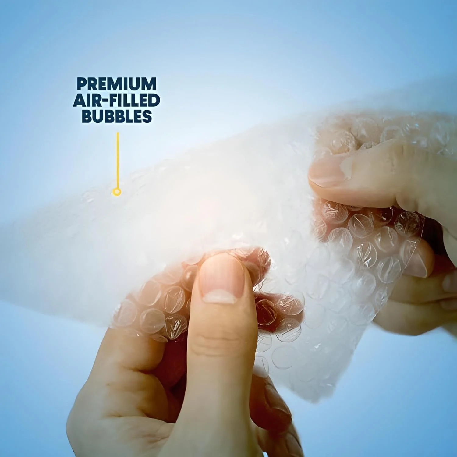 نایلون حبابدار با ارتفاع 75 سانتی متر در طول 10 متر، ضخیم تر، بادوام و مقاوم در برابر رطوبت، رول نایلون حبابدار برای بسته بندی آسان اسباب کشی منزل، جابجایی دفتر و لوازم بسته بندی صنعتی