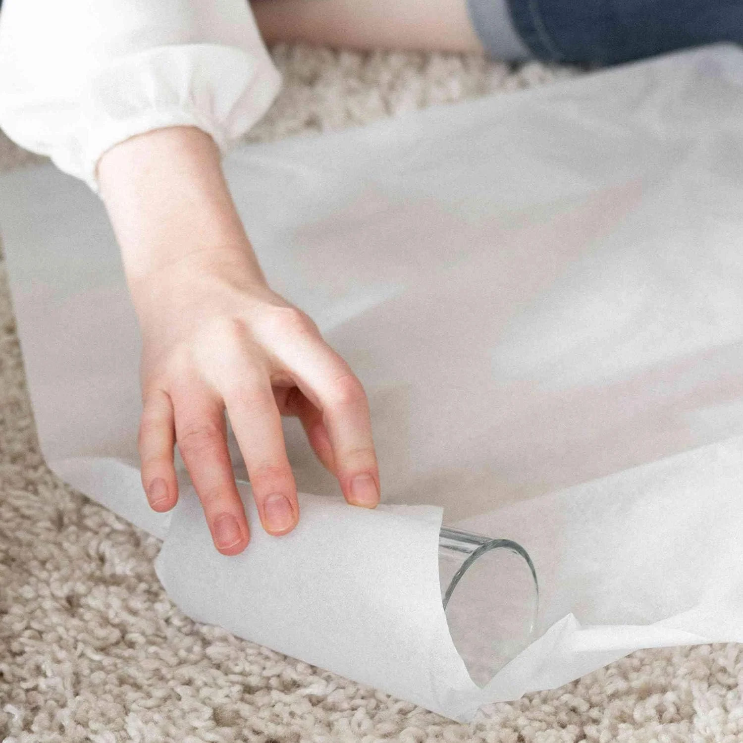 کاغذ بسته بندی Lainrrew، 12 x 24 اینچ، 200 ورق کاغذ بسته بندی چاپ نشده کاغذ روزنامه سفید برای اسباب کشی، حمل و نقل، بسته بندی، محافظت از اقلام شکننده