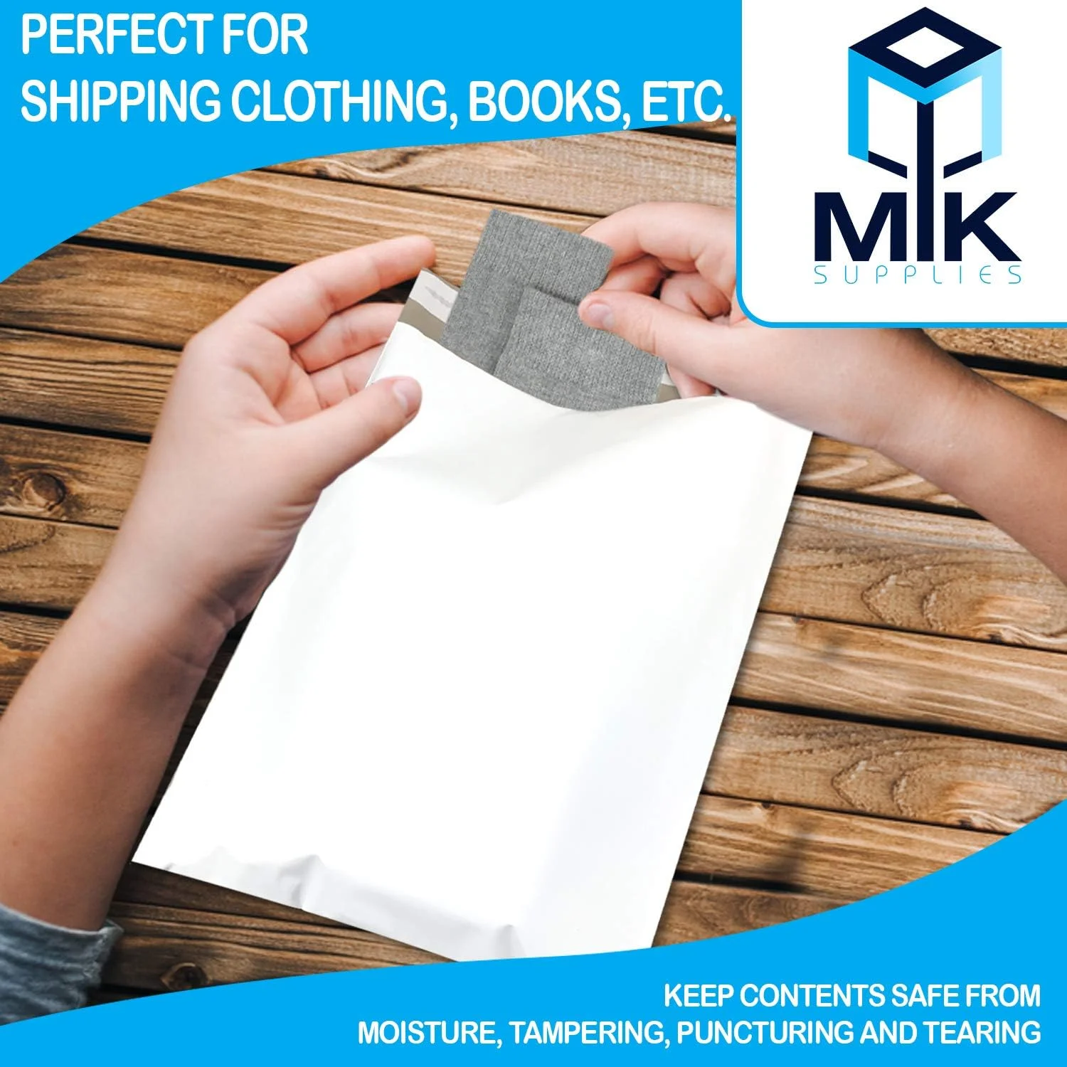 پاکت پستی پلی اتیلن سفید MIK Supplies (بدون حباب) بسته 100 عددی، ضخامت 2.5 میل، پاکت های پلاستیکی حمل و نقل با نوار چسب خودکار، ضد آب و مقاوم در برابر پارگی، (25x33 سانتی متر) پاکت پستی پلی اتیلن سفید MIK Supplies (بدون حباب) بسته 100 عددی، ضخامت 2.5 میل، پاکت های پلاستیکی حمل و نقل با نوار چسب خودکار، ضد آب و مقاوم در برابر پارگی، (25x33 سانتی متر)