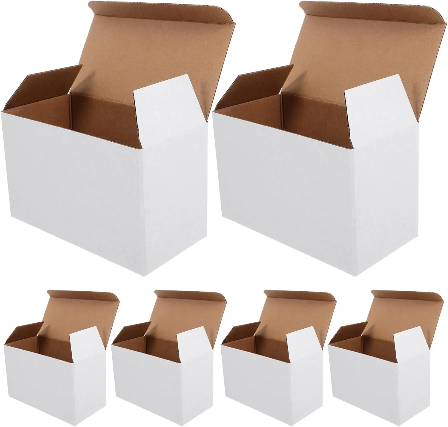 STOBOK 10 عدد جعبه کوچک چند شبکه ای مقوایی برای ارسال، جابجایی، بسته بندی لوازم STOBOK 10 عدد جعبه کوچک چند شبکه ای مقوایی برای ارسال، جابجایی، بسته بندی لوازم