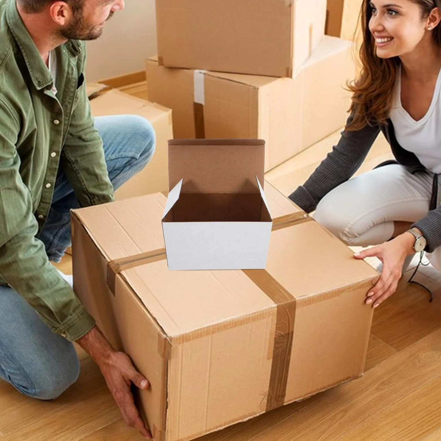 STOBOK 10 عدد جعبه کوچک چند شبکه ای مقوایی برای ارسال، جابجایی، بسته بندی لوازم STOBOK 10 عدد جعبه کوچک چند شبکه ای مقوایی برای ارسال، جابجایی، بسته بندی لوازم