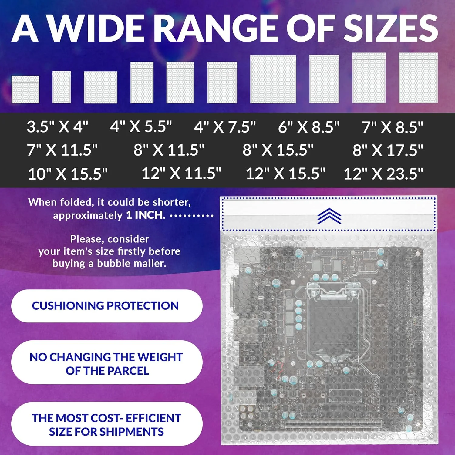 کیسه های حبابدار شفاف ABC Pack & Supply، 7 x 8.5 اینچ، کیسه های حبابدار ضد ضربه برای بسته بندی و ارسال، بسته 25 عددی، کیسه های حبابدار پلی اتیلنی خود چسب، کیسه های حبابدار با لایه 3/16 اینچی، کیسه های حبابدار محافظ کیسه های حبابدار شفاف ABC Pack & Supply، 7 x 8.5 اینچ، کیسه های حبابدار ضد ضربه برای بسته بندی و ارسال، بسته 25 عددی، کیسه های حبابدار پلی اتیلنی خود چسب، کیسه های حبابدار با لایه 3/16 اینچی، کیسه های حبابدار محافظ
