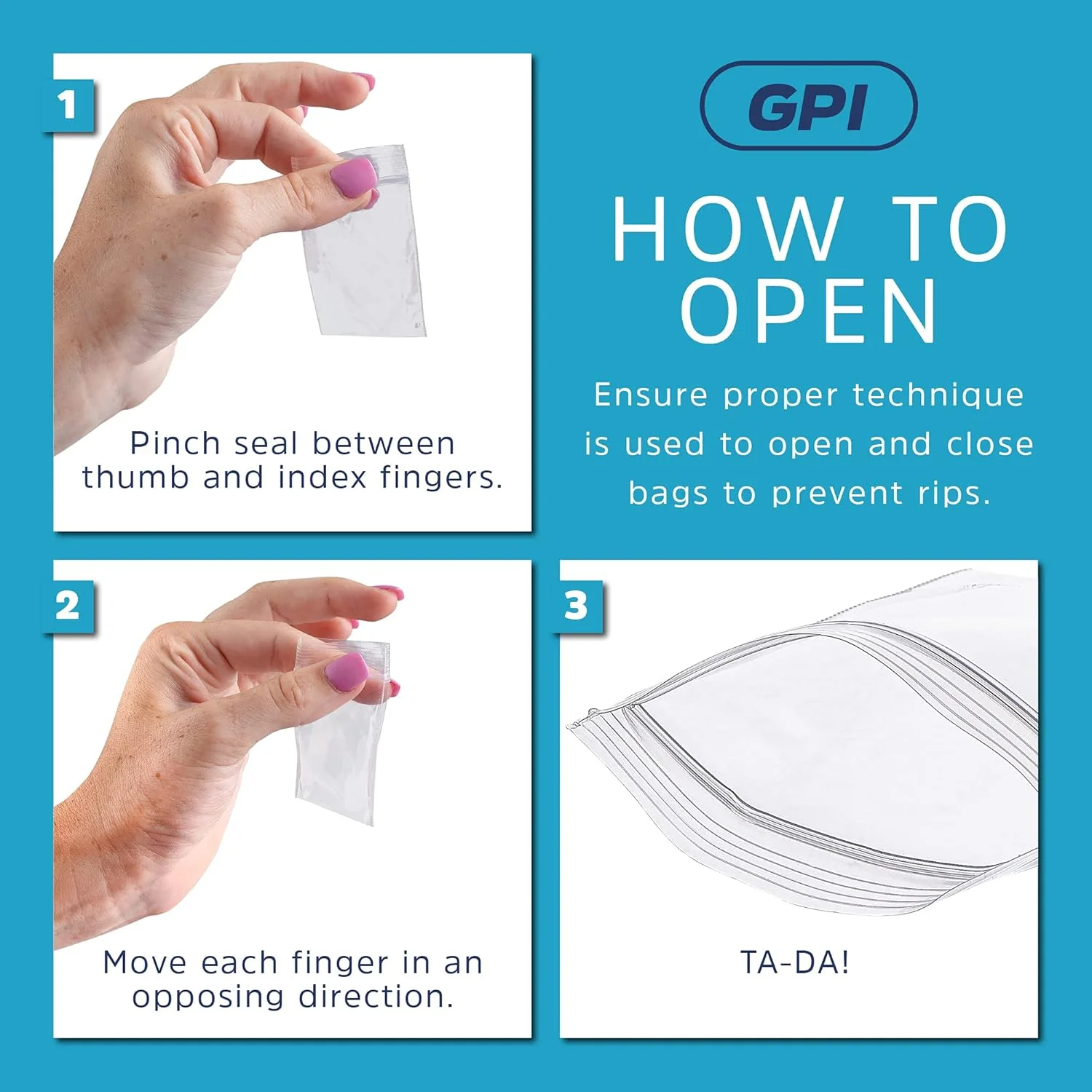 کیسه های زیپ دار پلاستیکی شفاف GPI - بسته عمده 500 عددی 2" x 2" ضخامت 2 میل، کیسه های پلی اتیلن قوی و بادوام با قفل زیپ دار قابل باز و بسته شدن برای مسافرت، نگهداری، بسته بندی و حمل و نقل. کیسه های زیپ دار پلاستیکی شفاف GPI - بسته عمده 500 عددی 2" x 2" ضخامت 2 میل، کیسه های پلی اتیلن قوی و بادوام با قفل زیپ دار قابل باز و بسته شدن برای مسافرت، نگهداری، بسته بندی و حمل و نقل.